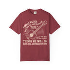 Acoustic Guitar Lyric T‑Shirt — "Things We Will Do" Vintage Music Tee