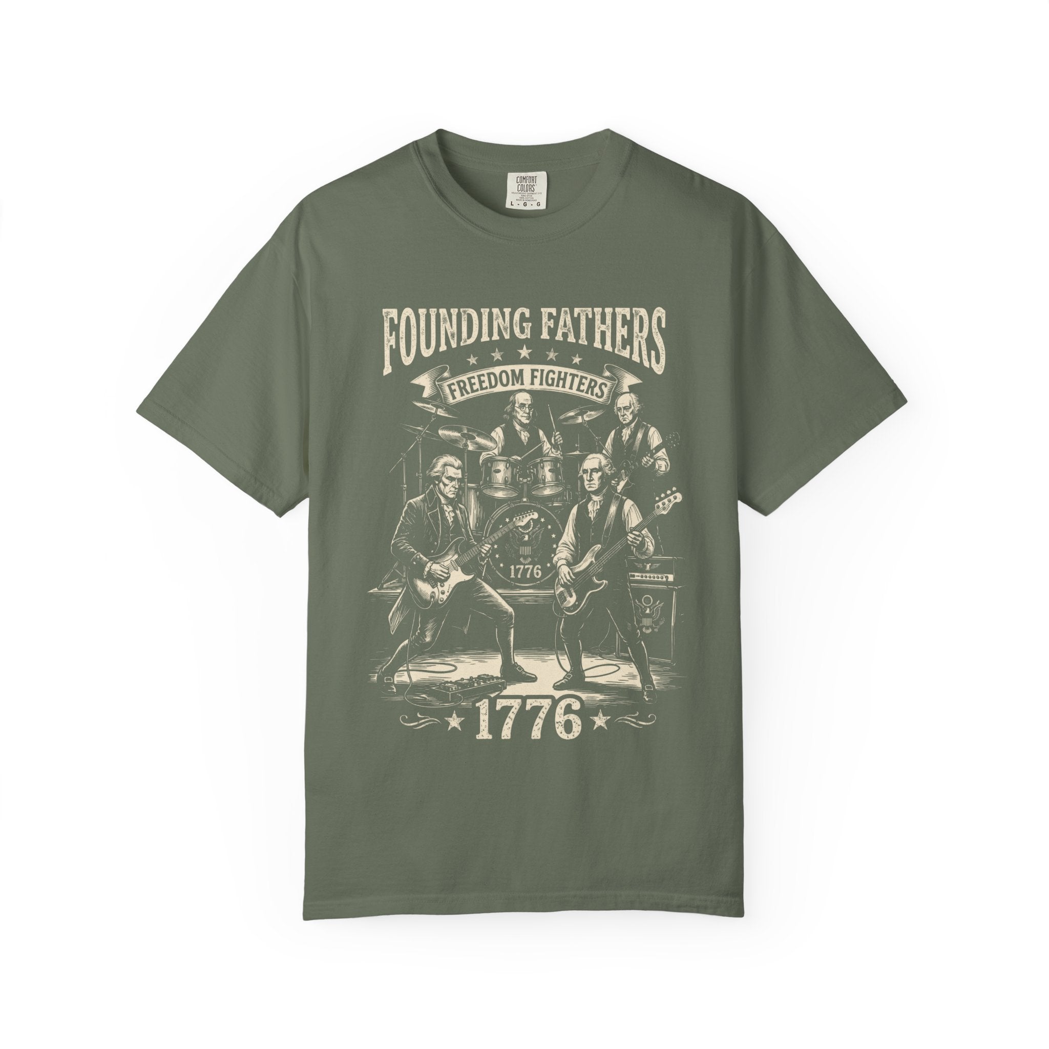 Founding Fathers 1776 T-Shirt — Vintage Revolutionary Freedom Fighters Tee