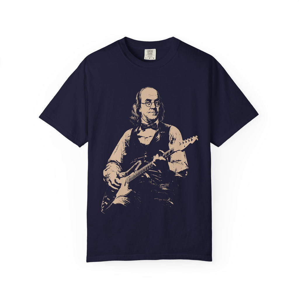 Vintage Music Ben Franklin Graphic T-Shirt