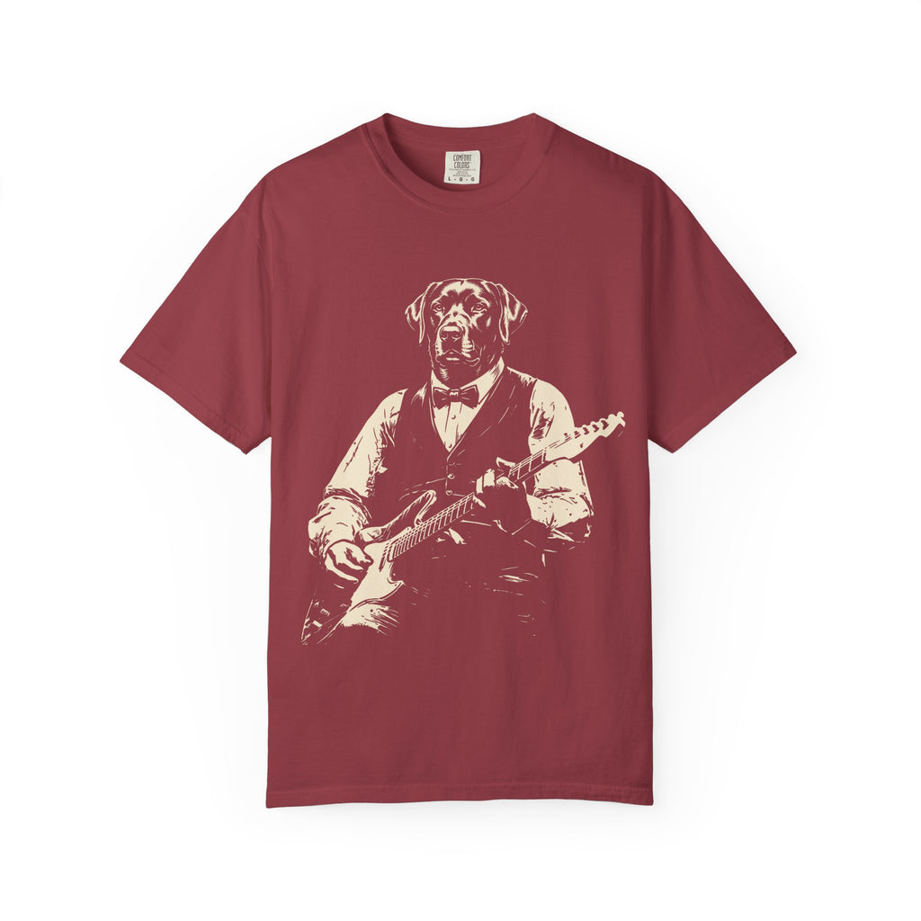 Guitar Labrador T-Shirt — Vintage-Style Musician Tee