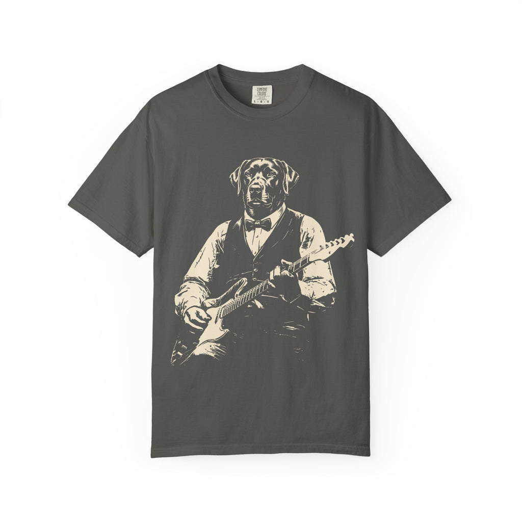 Guitar Labrador T-Shirt — Vintage-Style Musician Tee