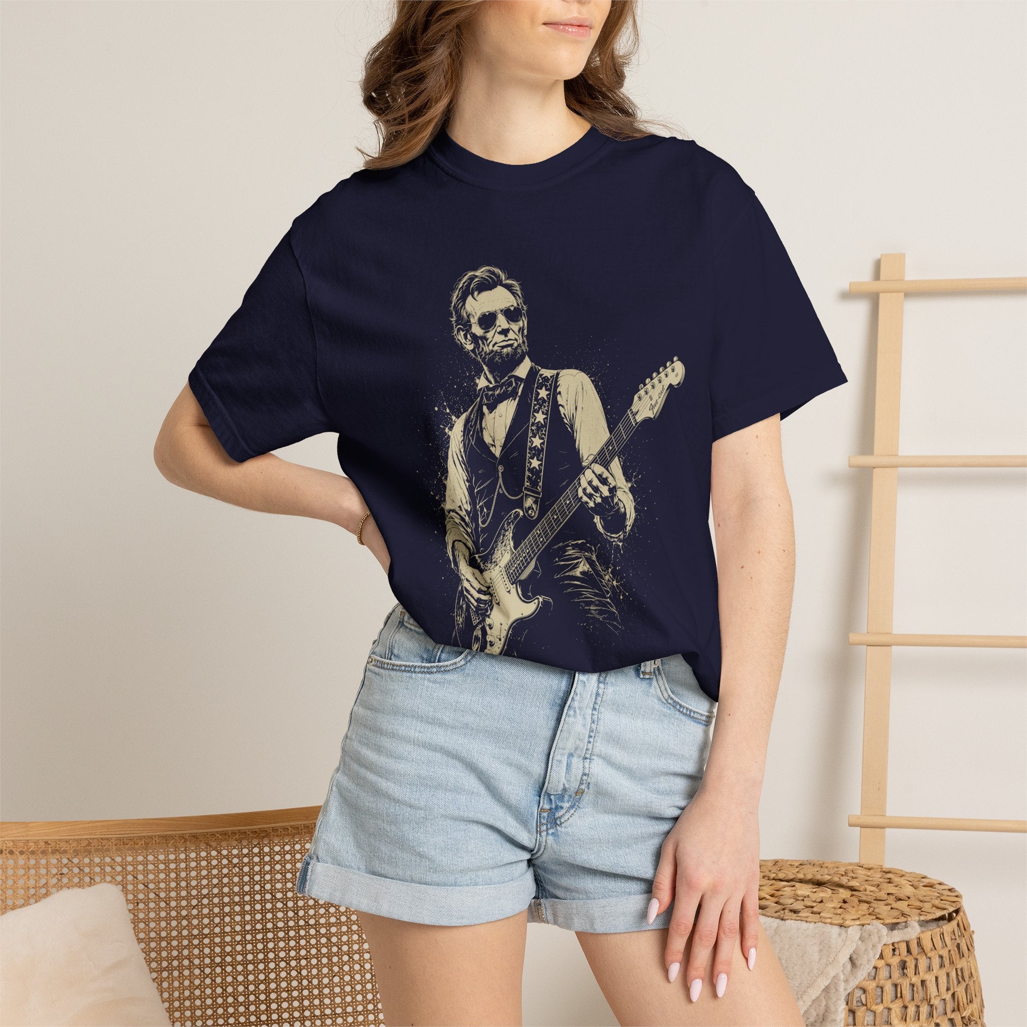 Abe Vintage Guitarist T-Shirt