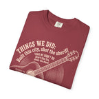 Acoustic Guitar Lyric T‑Shirt — "Things We Will Do" Vintage Music Tee