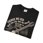 Acoustic Guitar Lyric T‑Shirt — "Things We Will Do" Vintage Music Tee