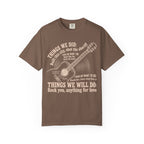 Acoustic Guitar Lyric T‑Shirt — "Things We Will Do" Vintage Music Tee