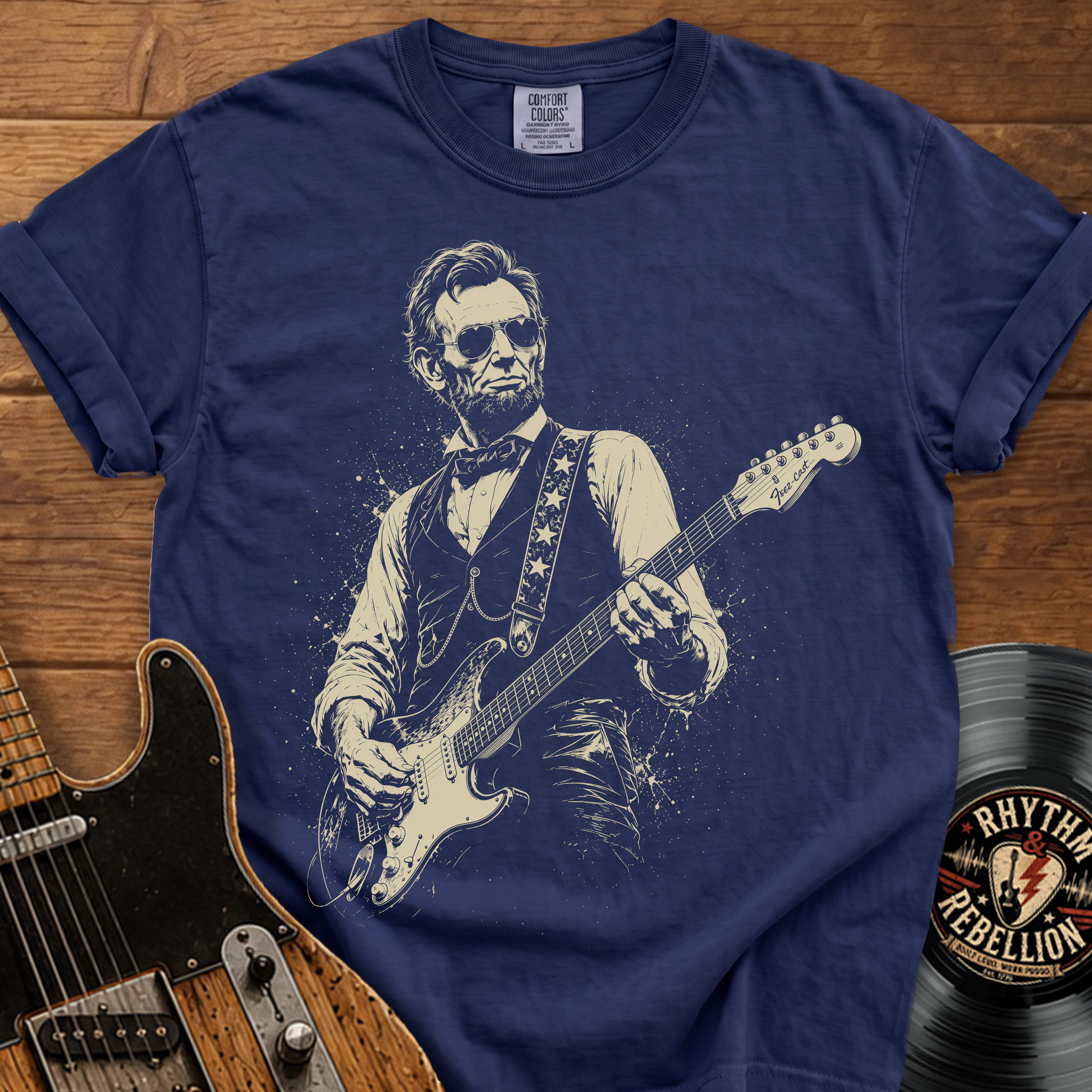 Guitarist Graphic T-Shirt — Vintage Rock Music Tee