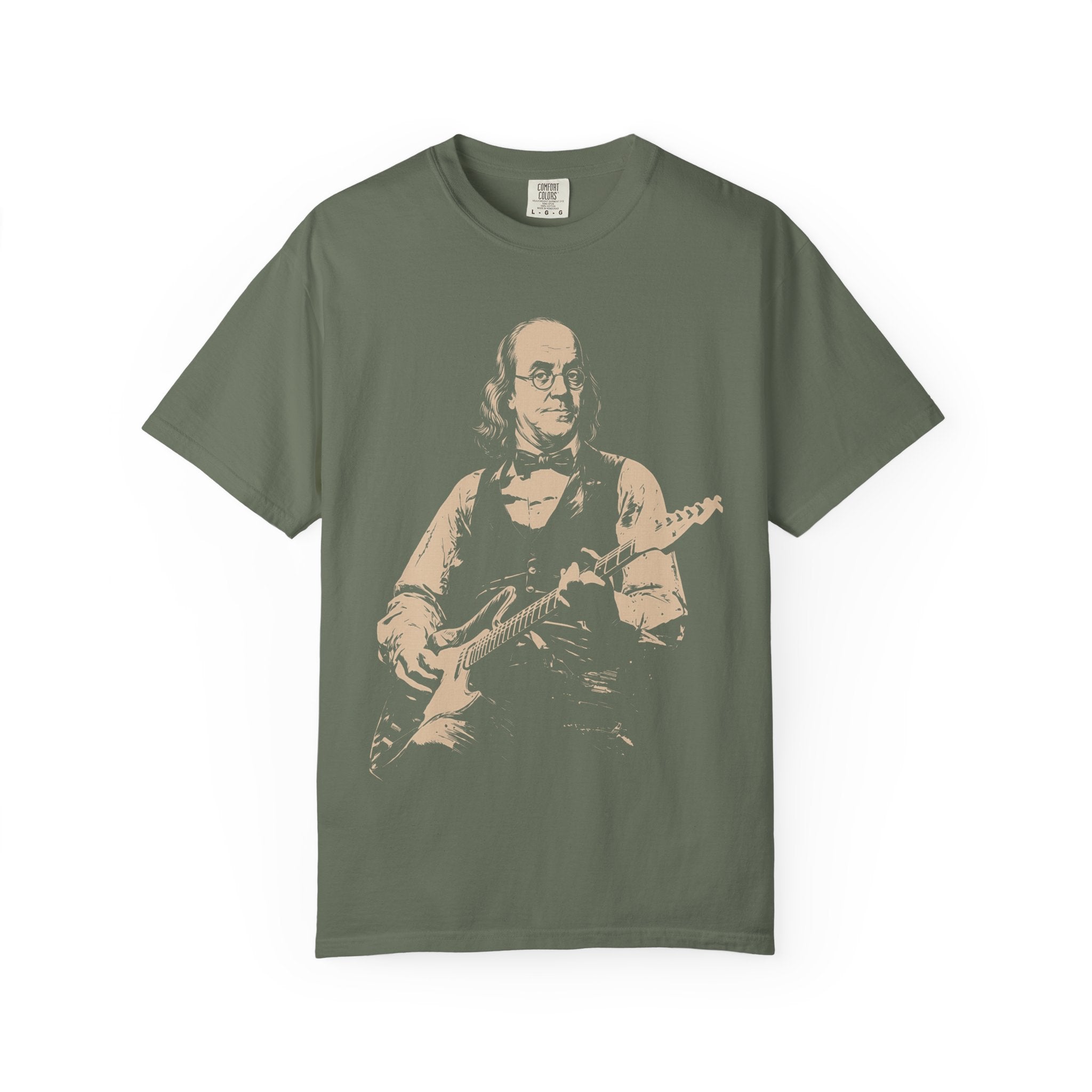Vintage Music Ben Franklin Graphic T-Shirt