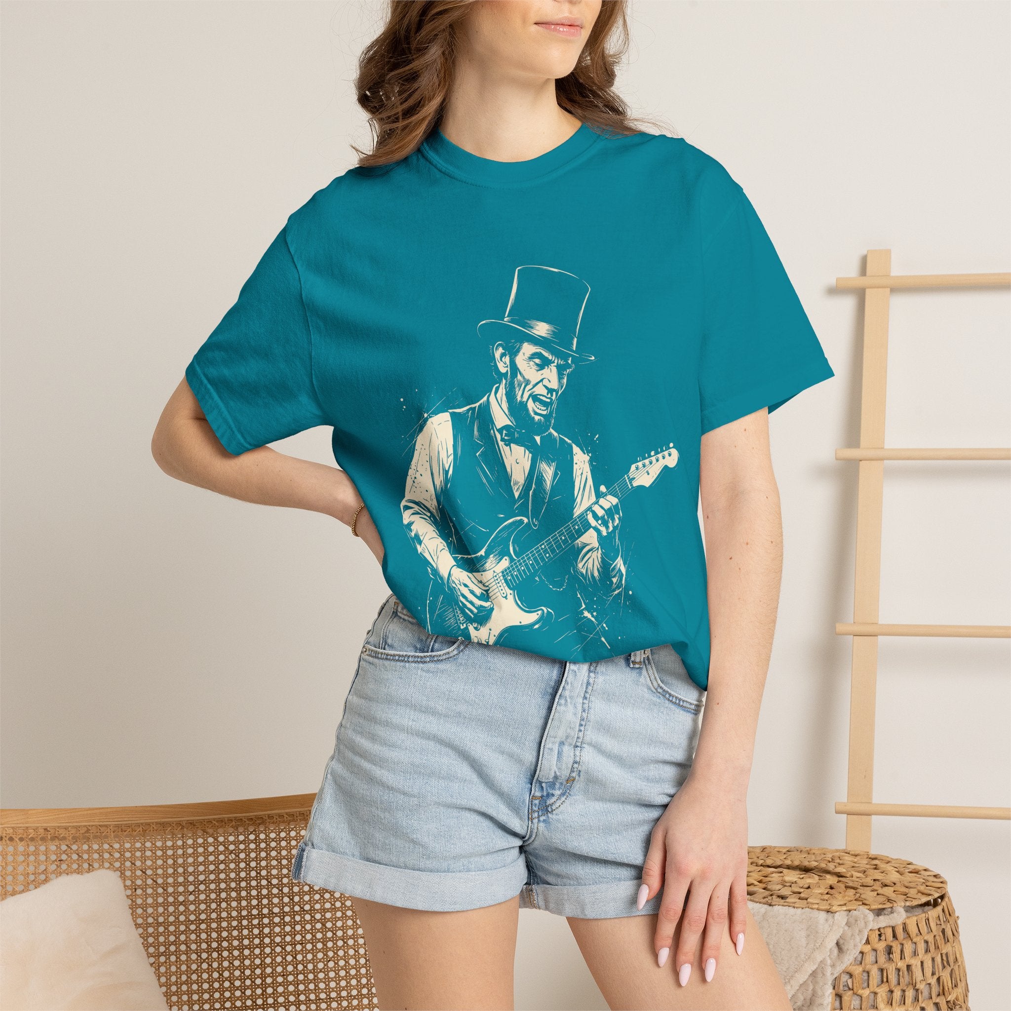 Copy of Cool Abe Vintage Guitarist T-Shirt