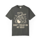 Drummer T-Shirt — "Don't Tread On My Solo" Vintage Snake Drum Graphic