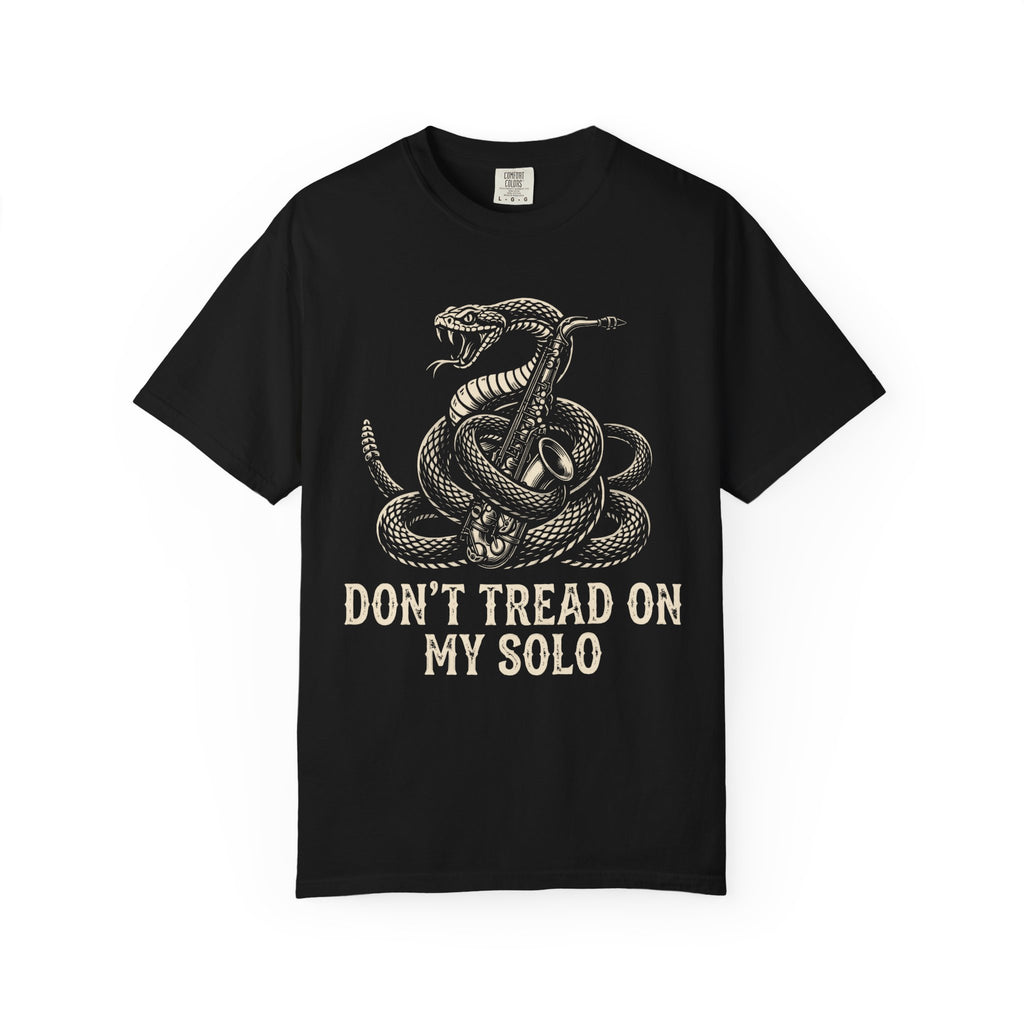 Don't Tread On My Solo T-Shirt — Vintage Coiled Snake Graphic Tee