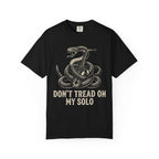 Don't Tread On My Solo T-Shirt — Vintage Coiled Snake Graphic Tee