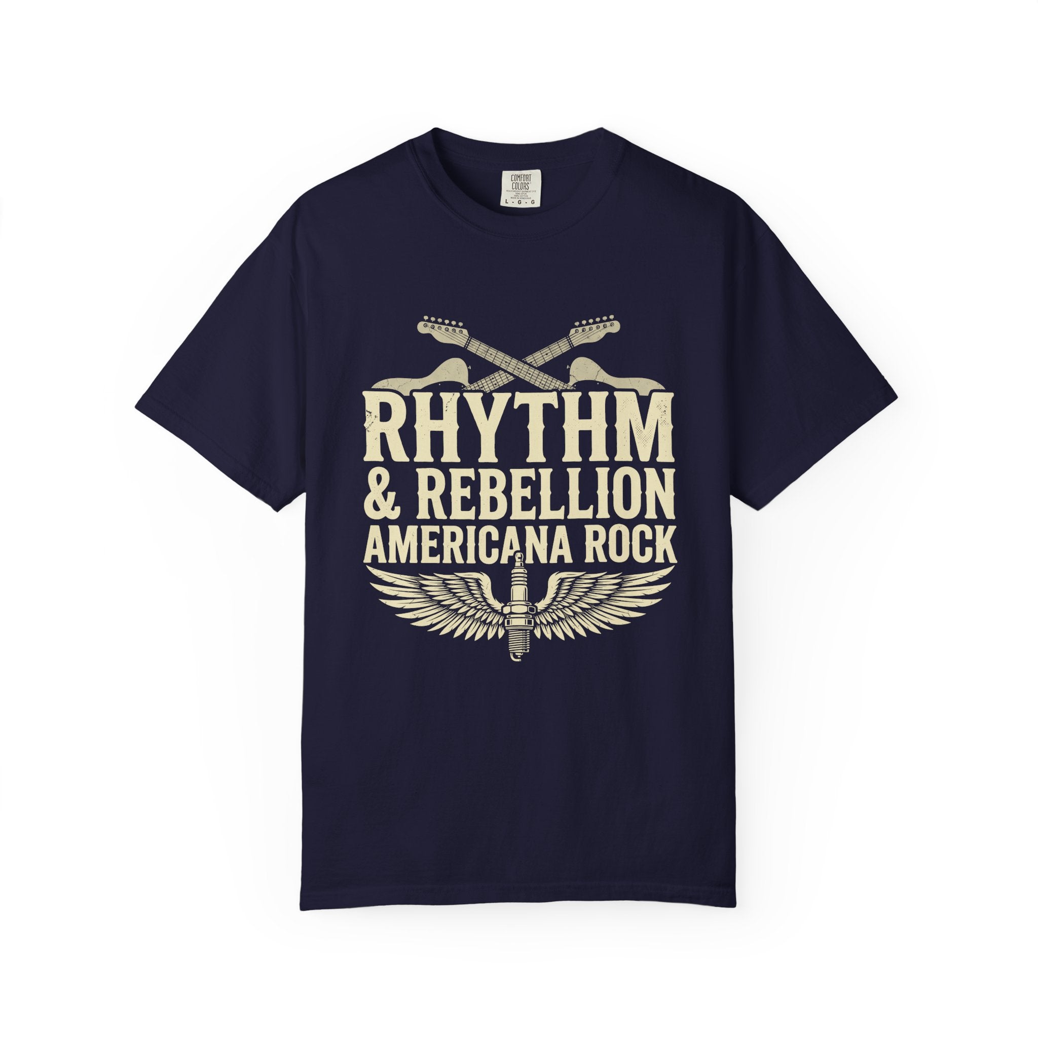 Rhythm & Rebellion Americana Rock T-Shirt — Vintage Rock Band T-Shirt