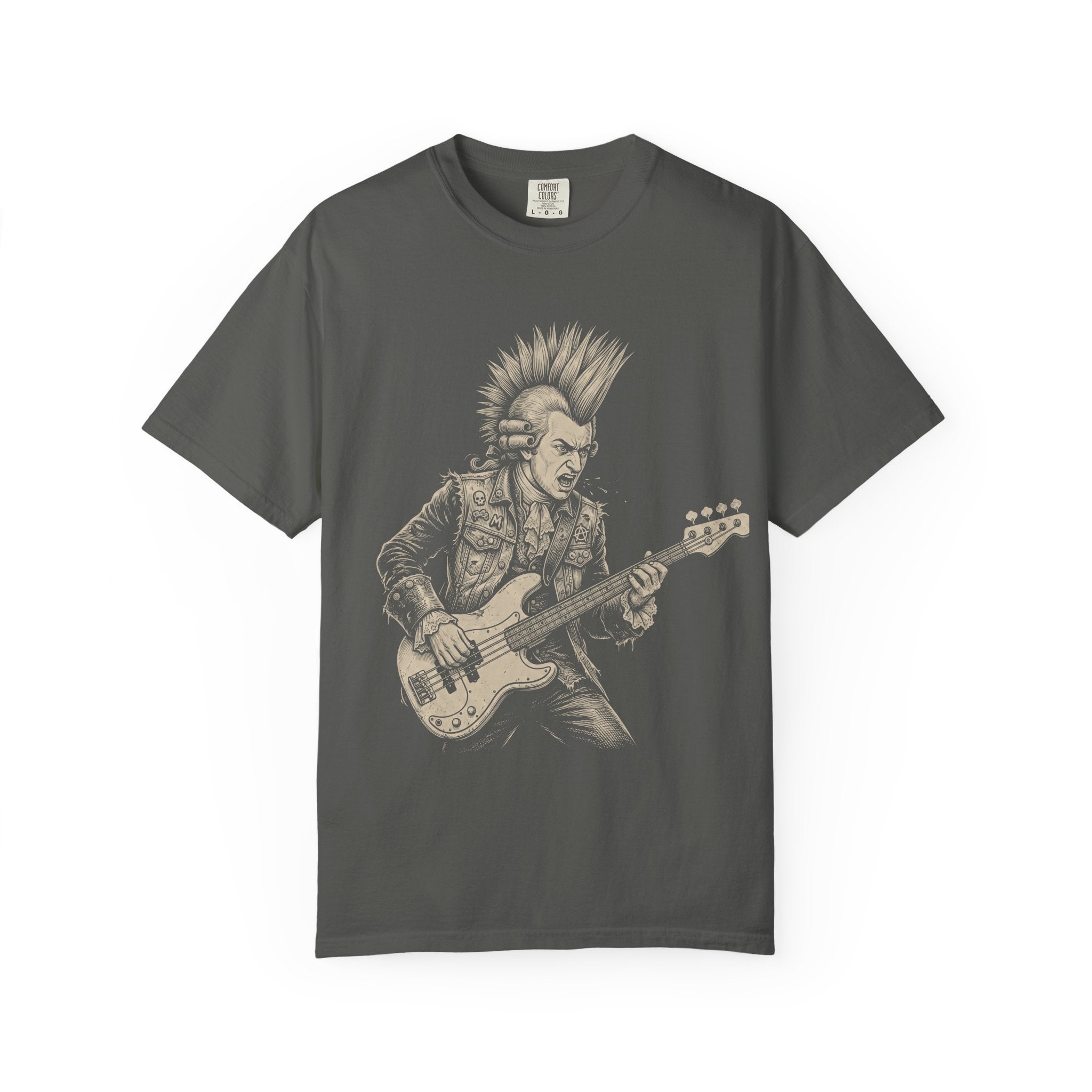 Punk Bassist Graphic T-Shirt — Vintage Rock Music Tee