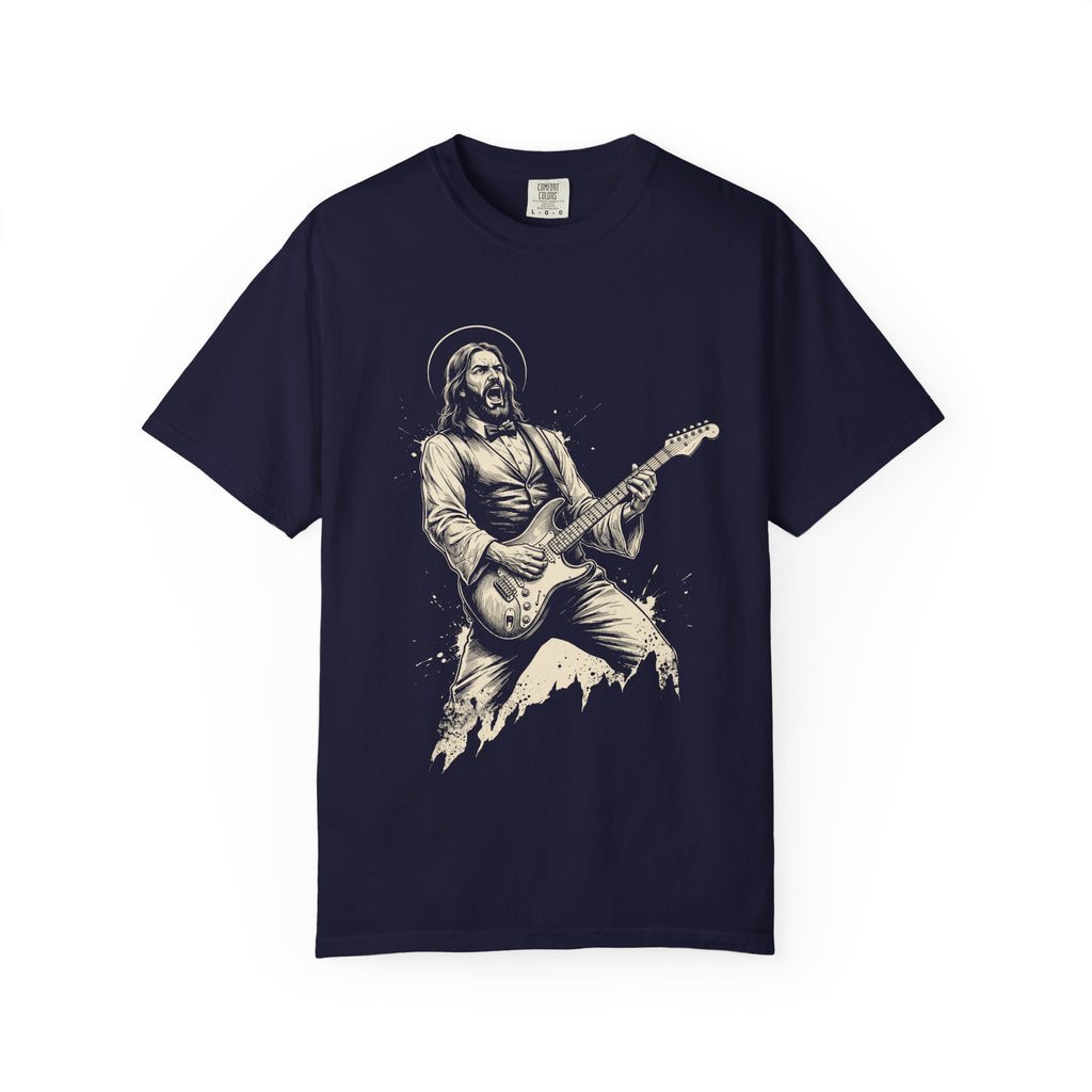 Jesus Guitar T-Shirt – Rocking Jesus Graphic Tee