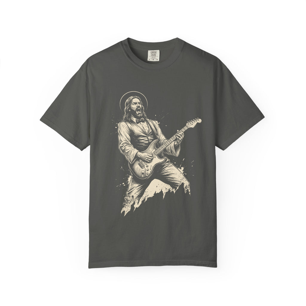 Jesus Guitar T-Shirt – Rocking Jesus Graphic Tee