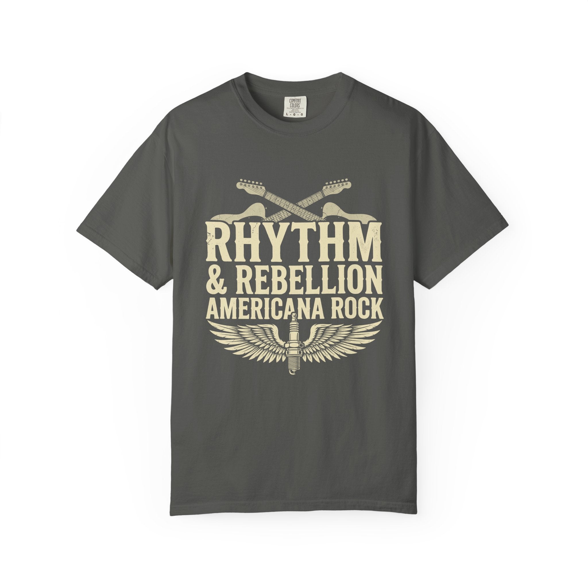 Rhythm & Rebellion Americana Rock T-Shirt — Vintage Rock Band T-Shirt