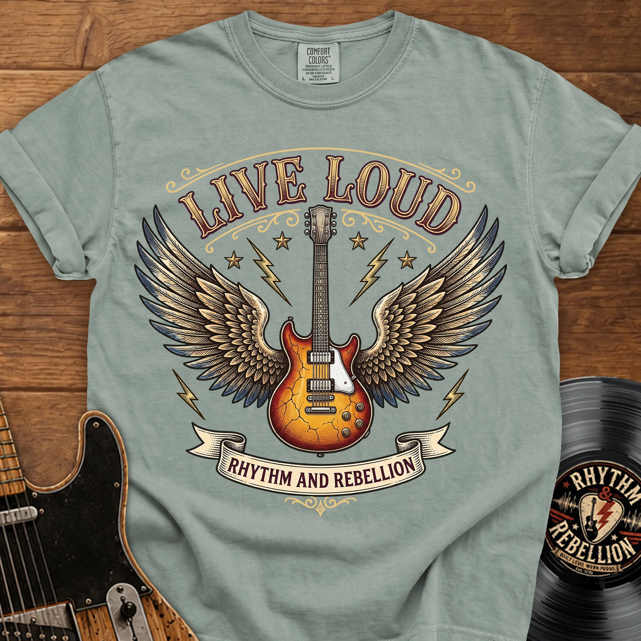Guitar with Wings T-Shirt