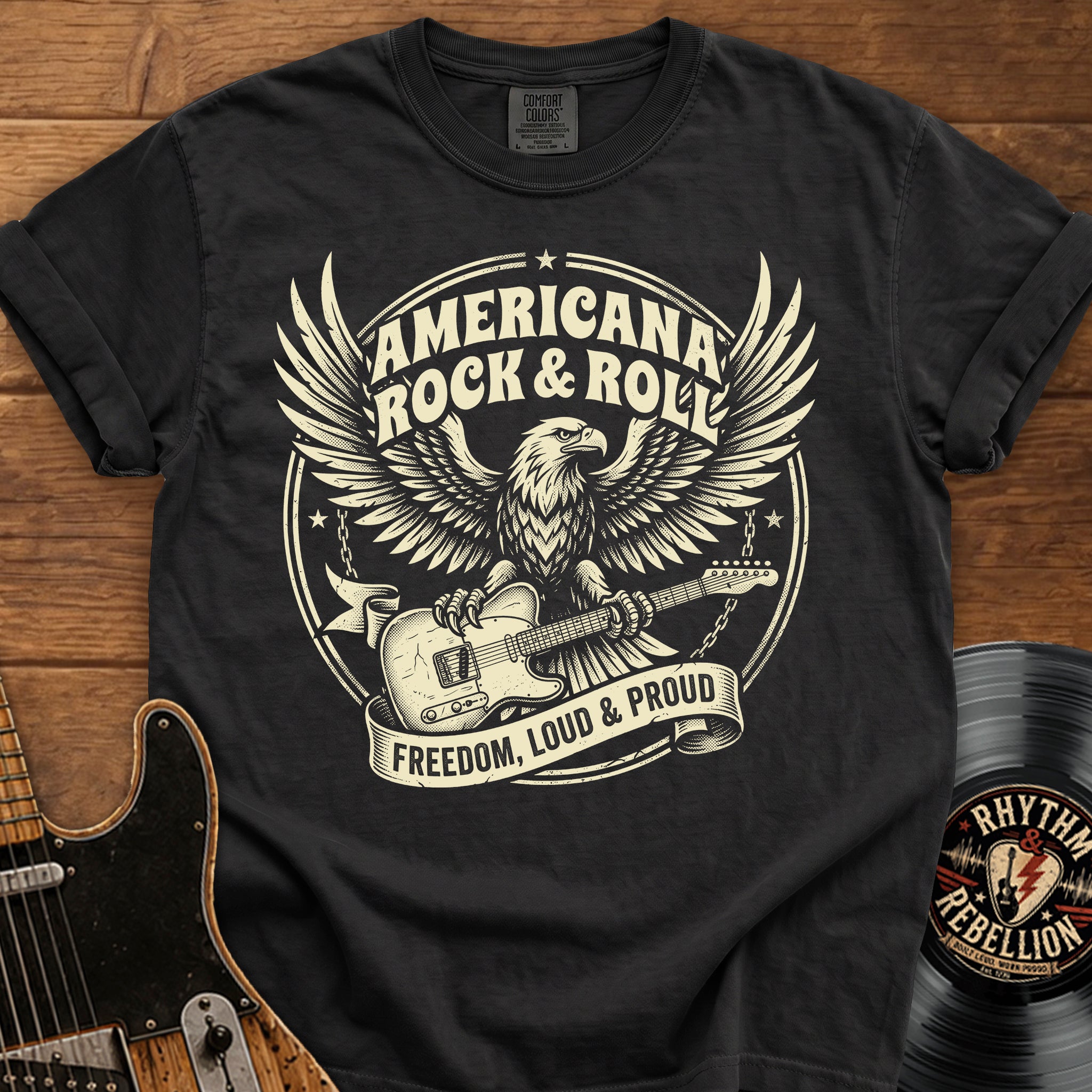 Rock & Roll Eagle T-Shirt