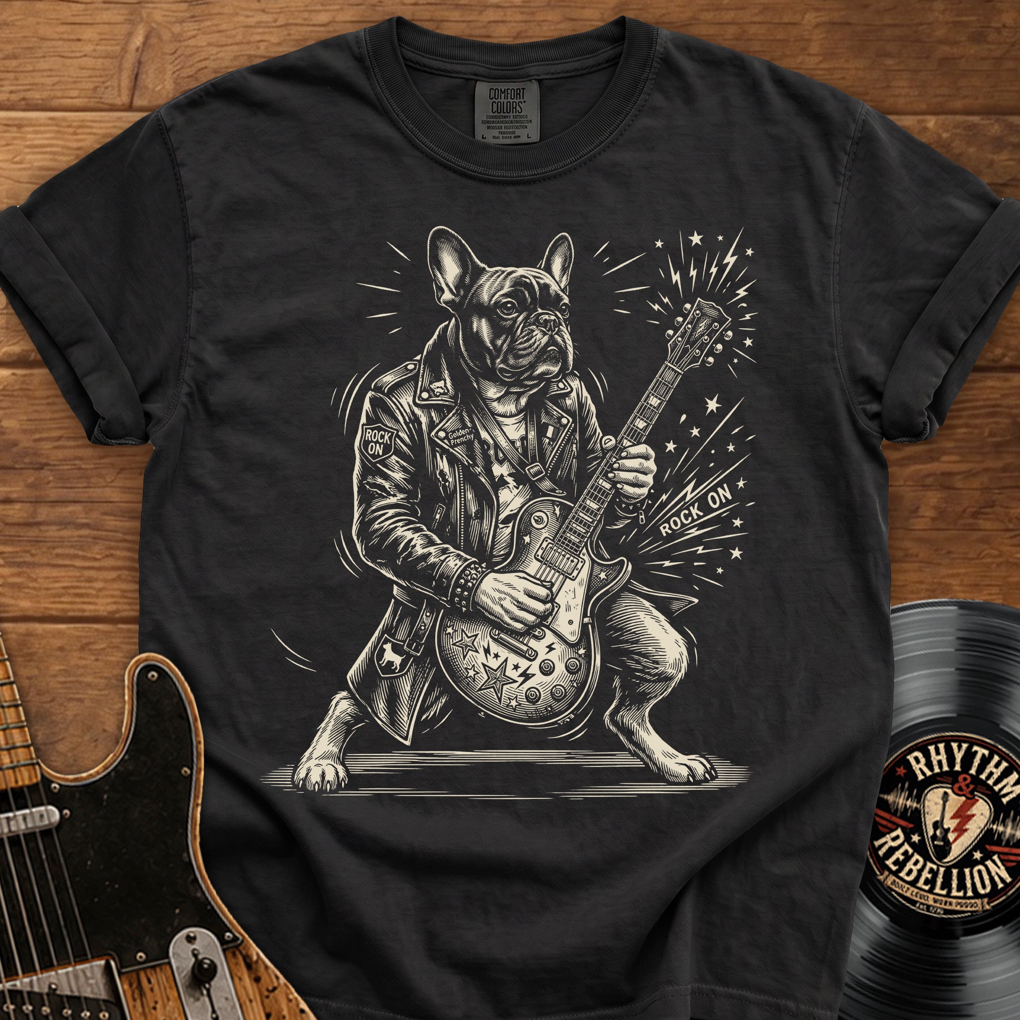 Frenchie Rocker T-Shirt