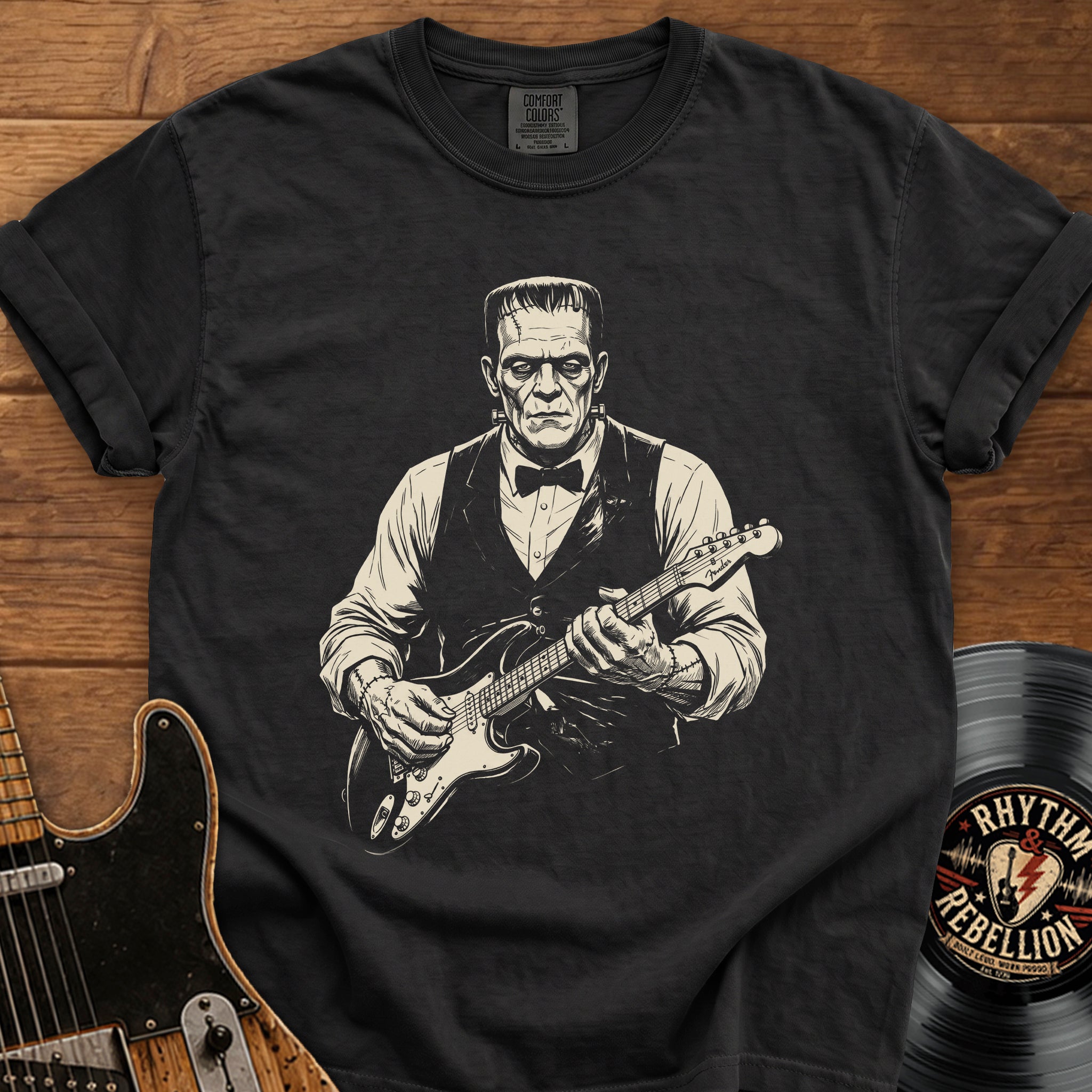 Frankenstein Guitar T-Shirt