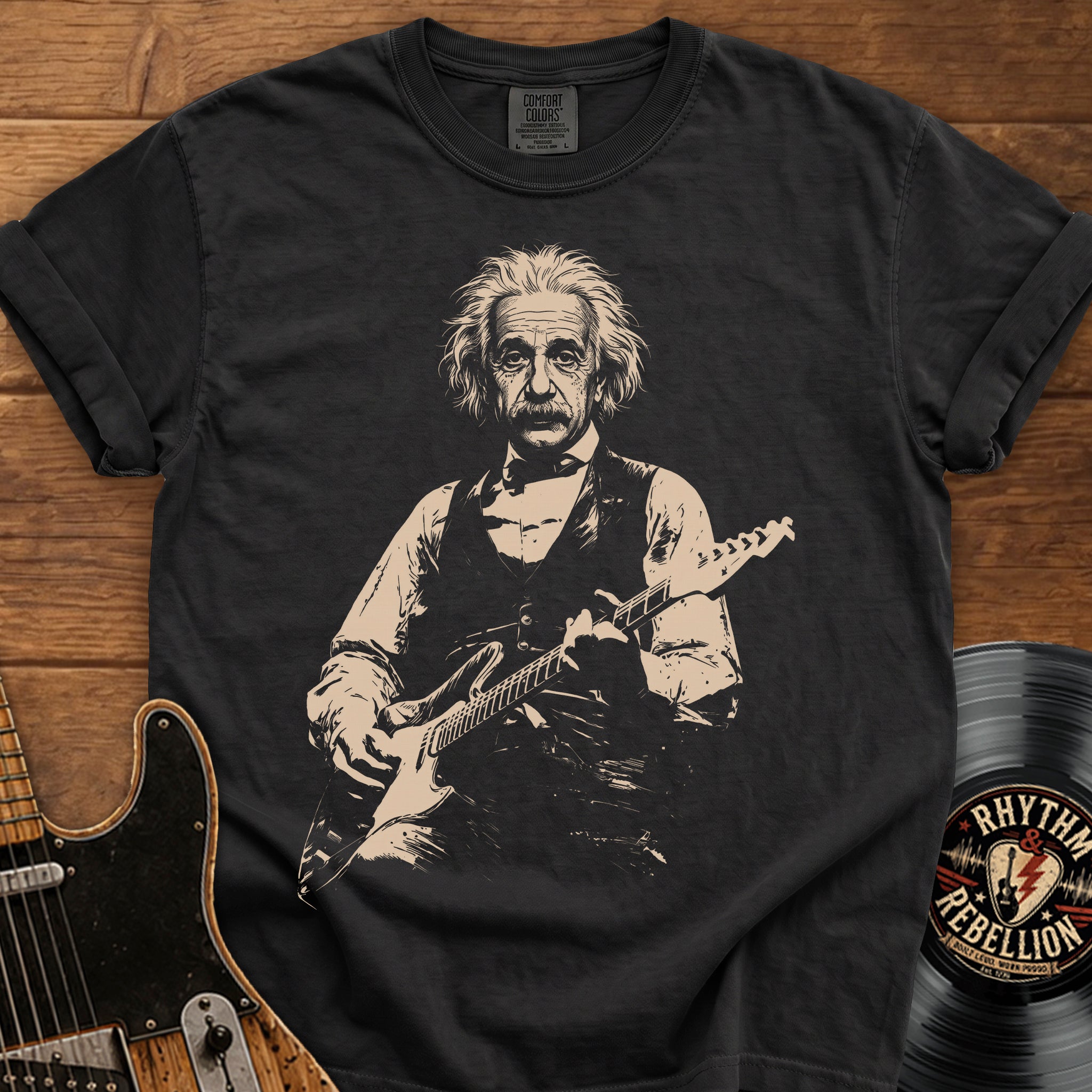 Einstein Guitar T-Shirt
