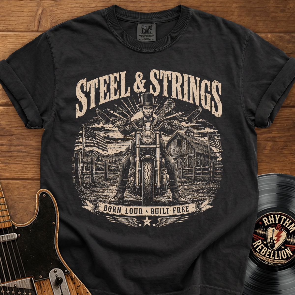 Steel Strings Abe T-Shirt
