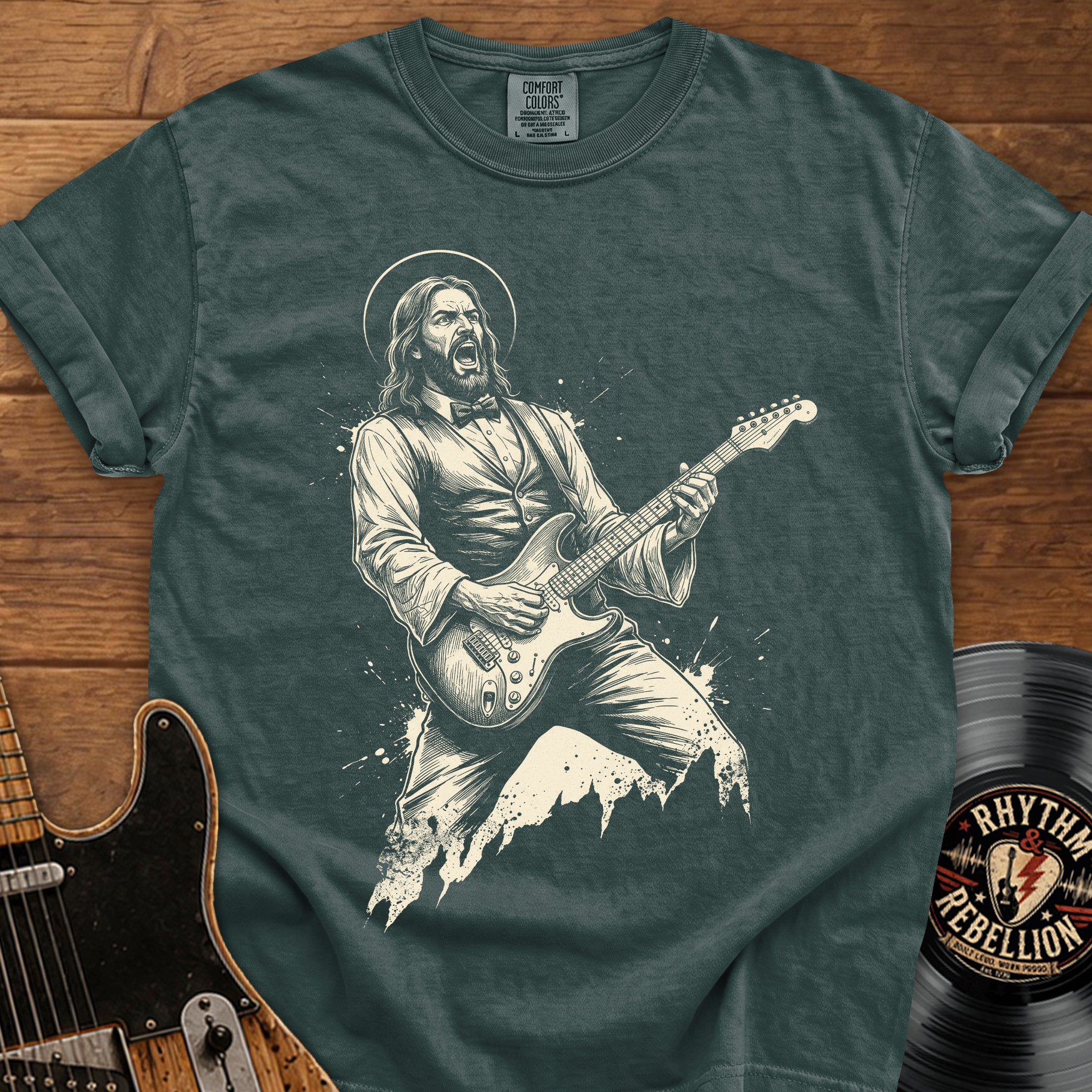 Jesus Guitar T-Shirt