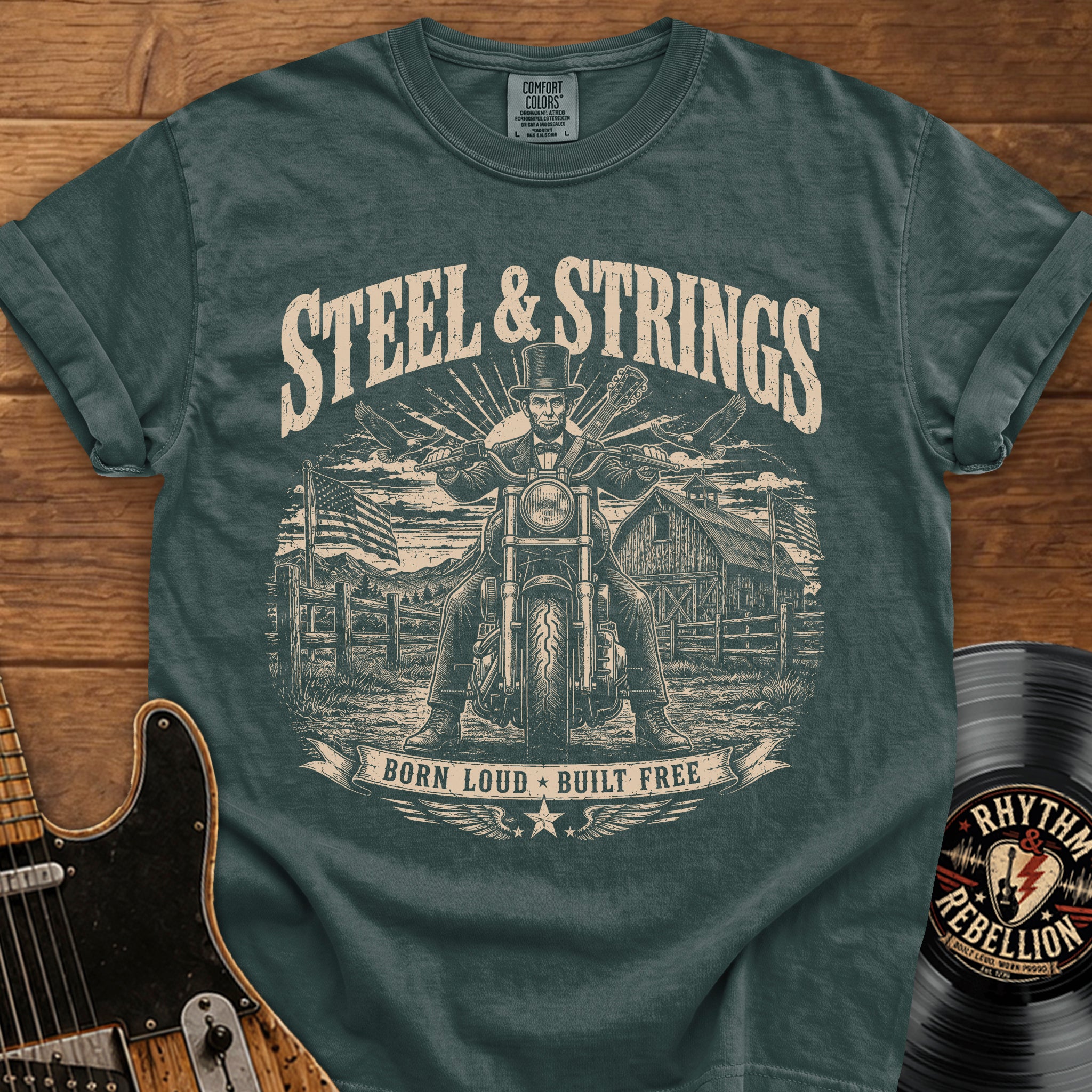 Steel Strings Abe T-Shirt