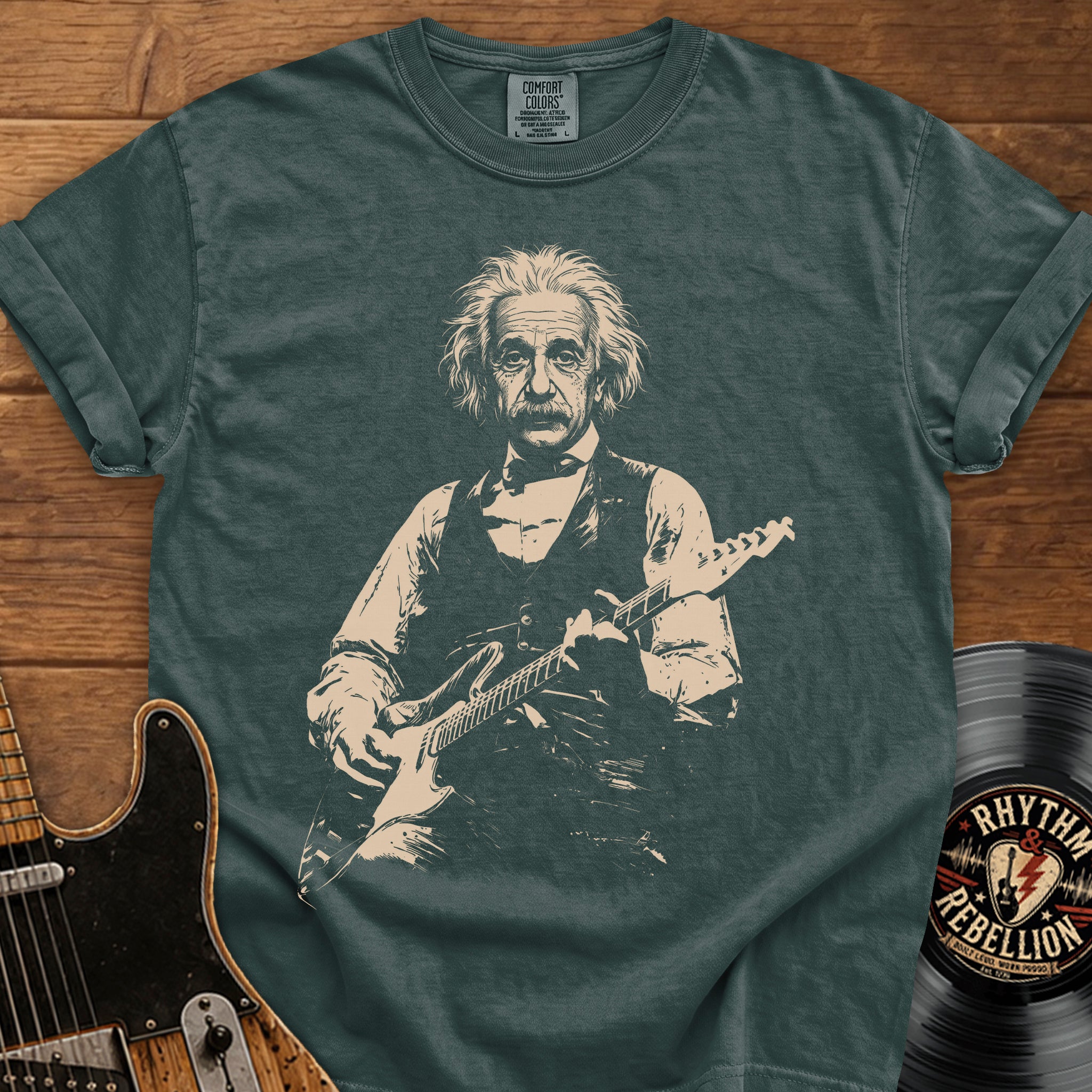 Einstein Guitar T-Shirt