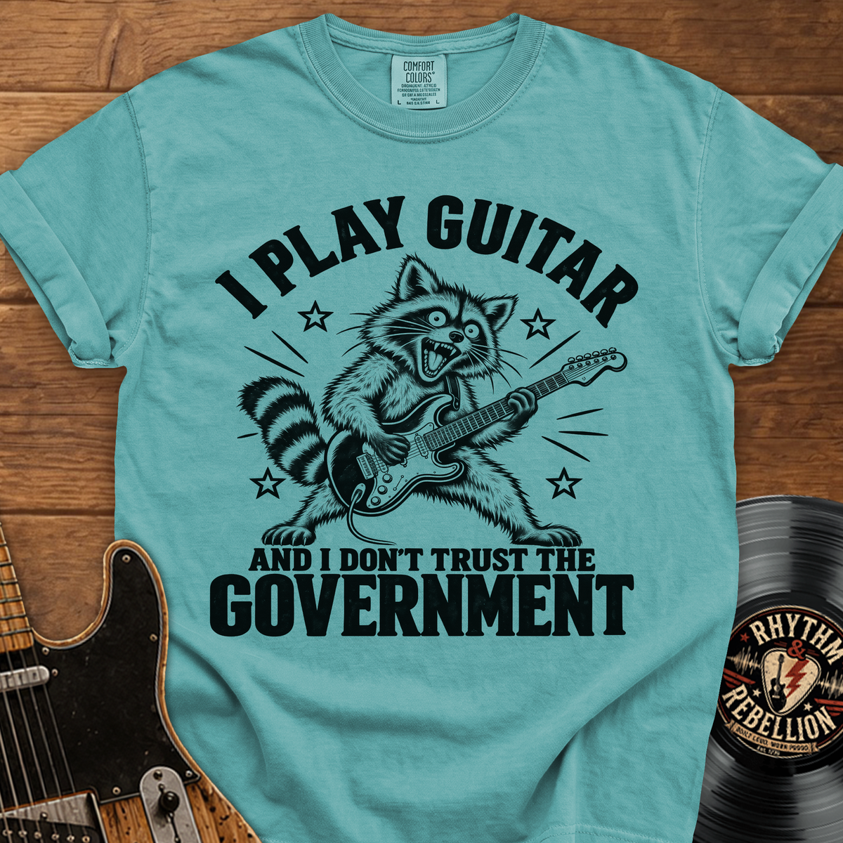 Play Guitar No Govt T-Shirt