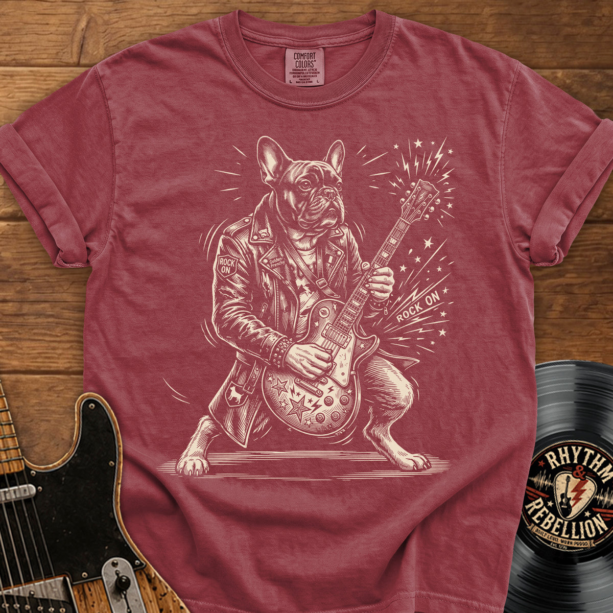 Frenchie Rocker T-Shirt