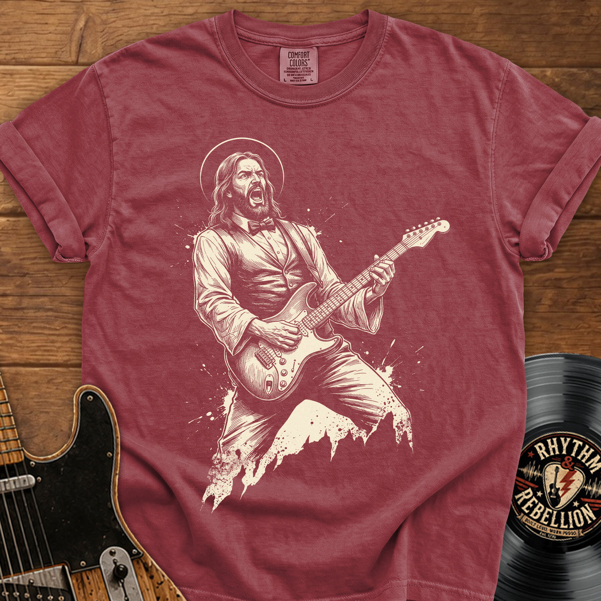 Jesus Guitar T-Shirt