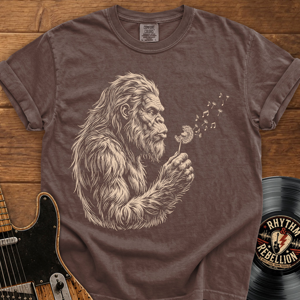 Sasquatch Dandelion T-Shirt — Gentle Sasquatch Graphic Tee