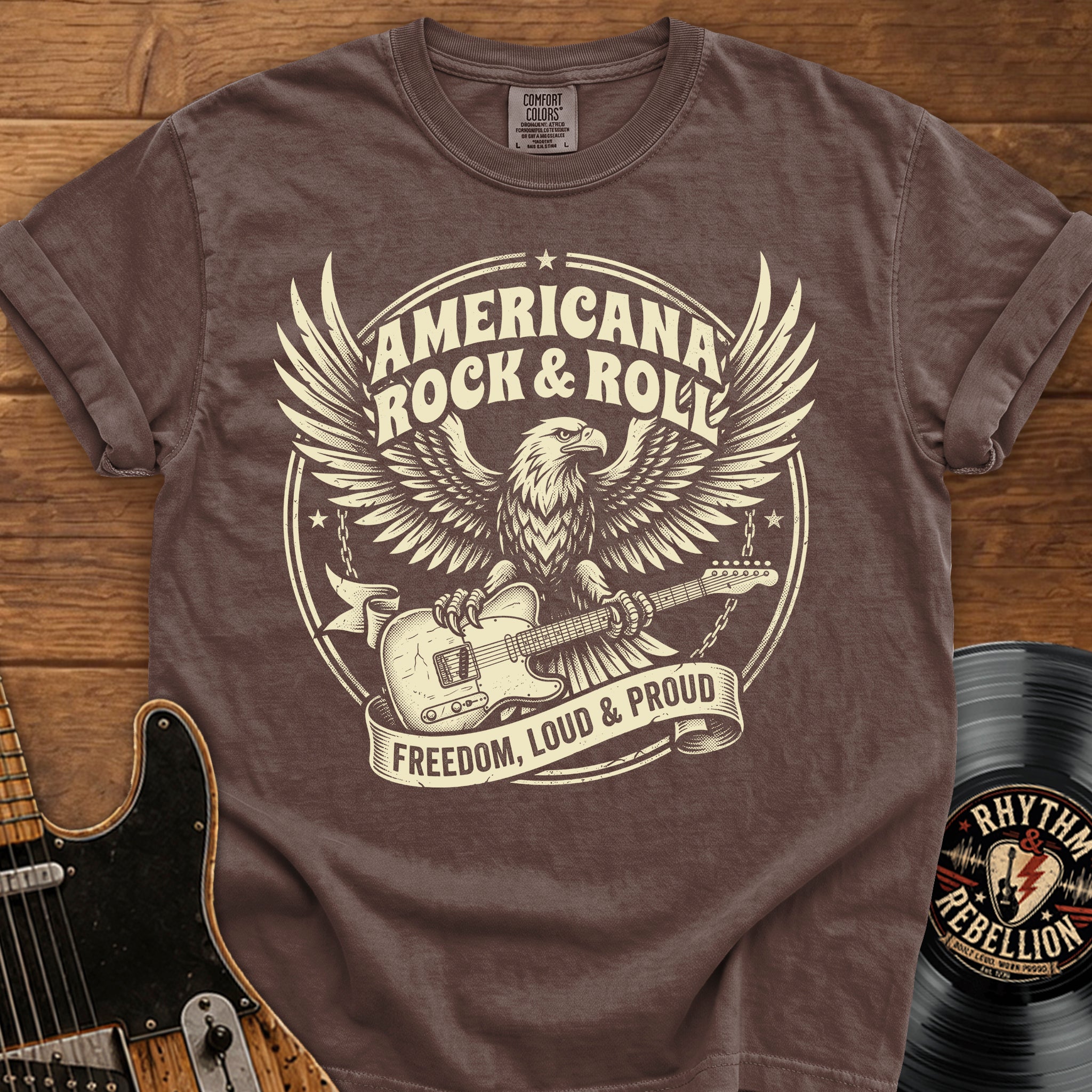 Rock & Roll Eagle T-Shirt