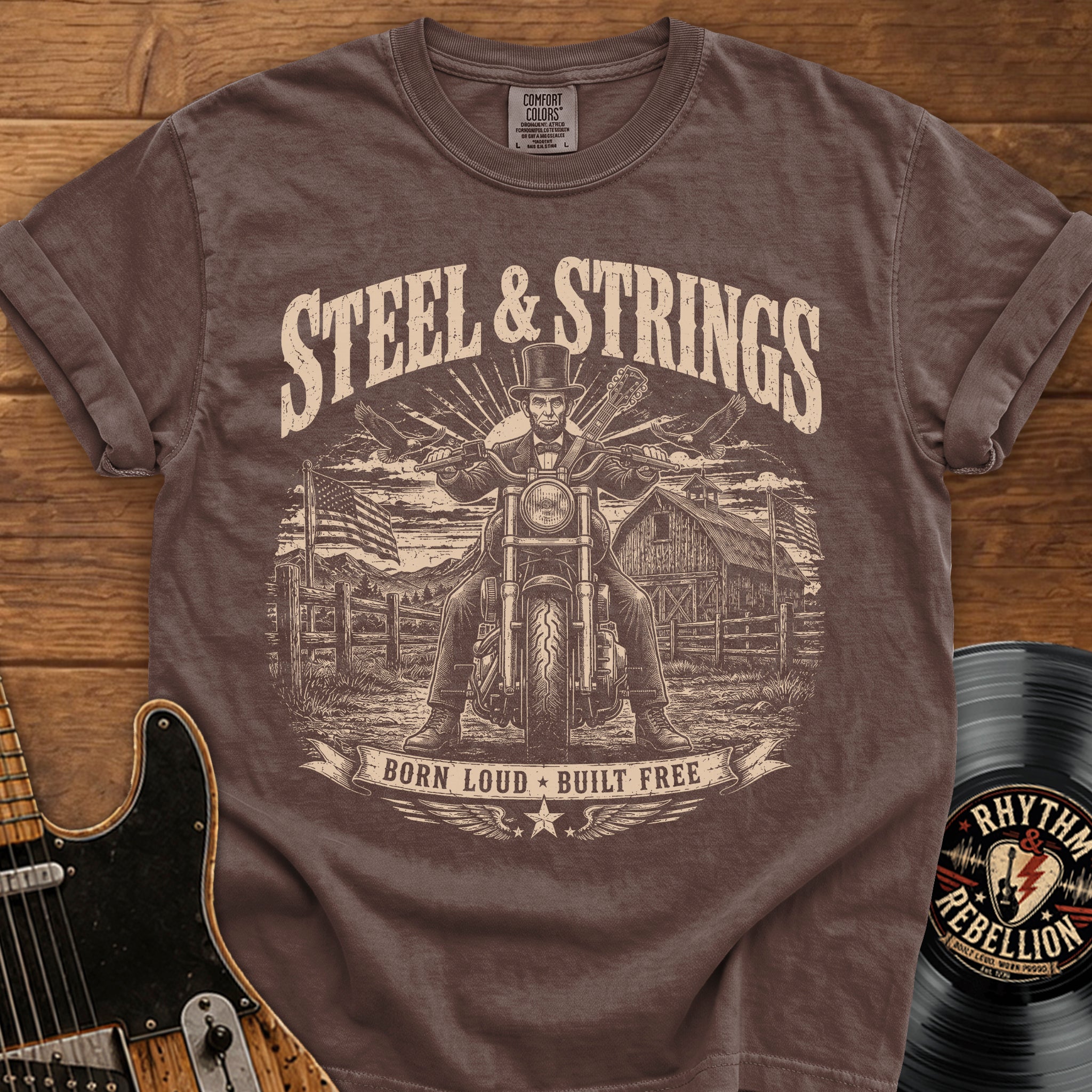 Steel Strings Abe T-Shirt