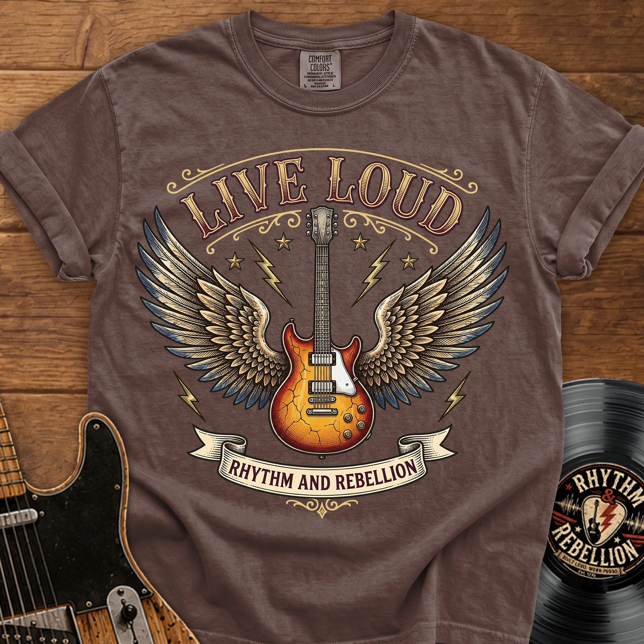 Guitar with Wings T-Shirt
