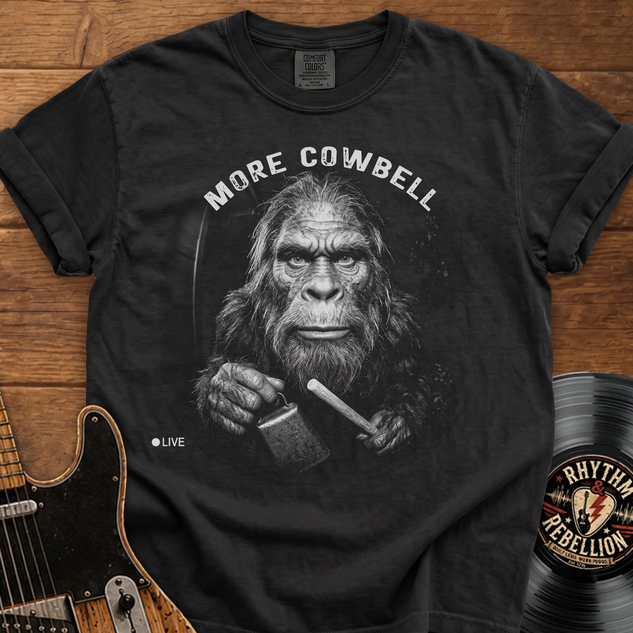 Bigfoot Graphic Tee (Vintage Rock Humor)