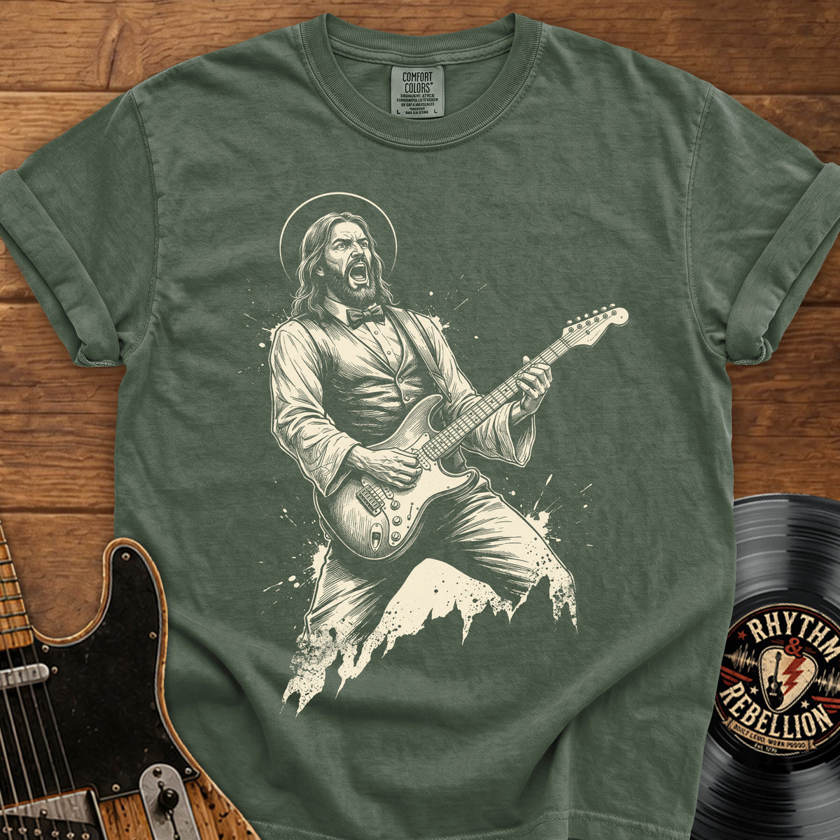 Jesus Guitar T-Shirt