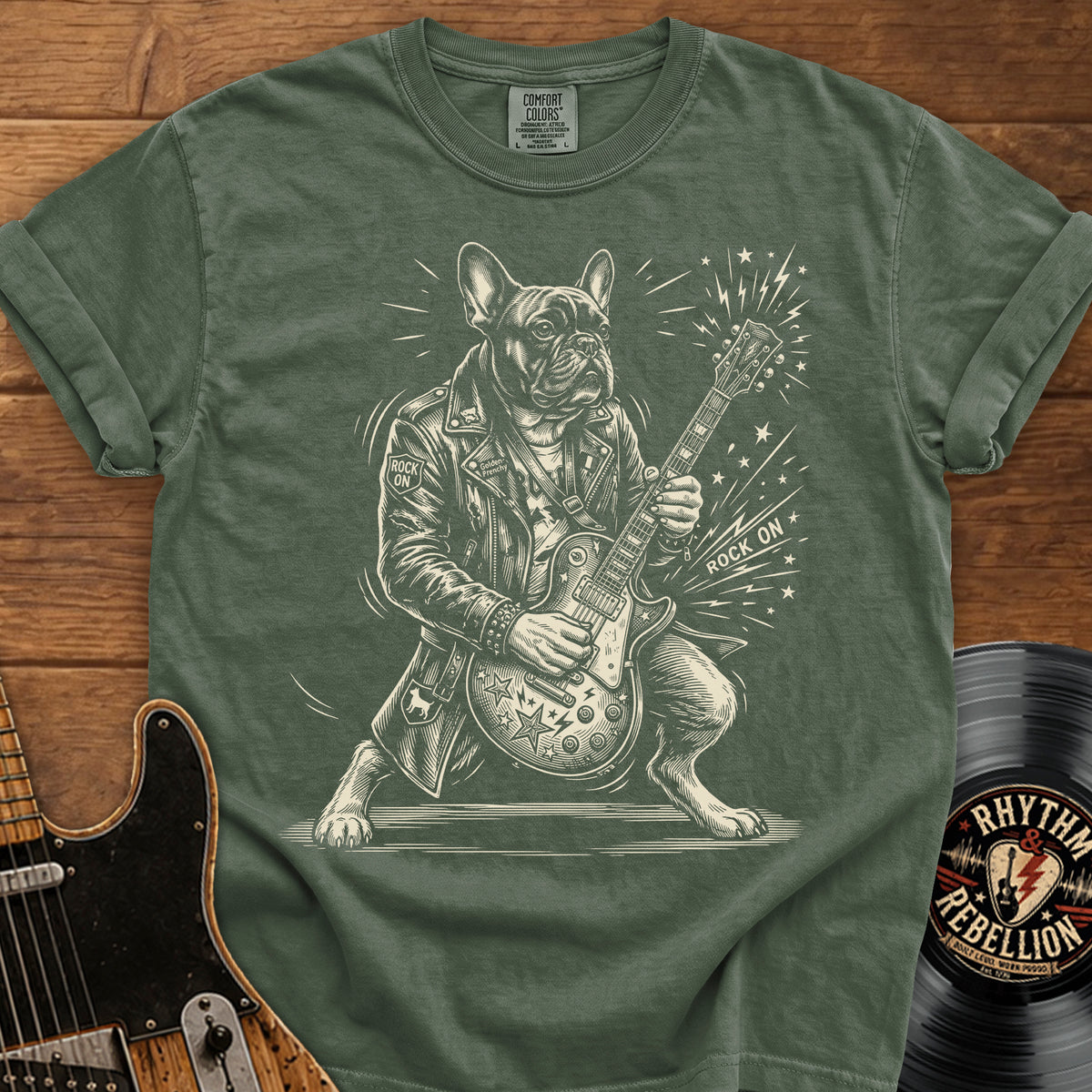 Frenchie Rocker T-Shirt