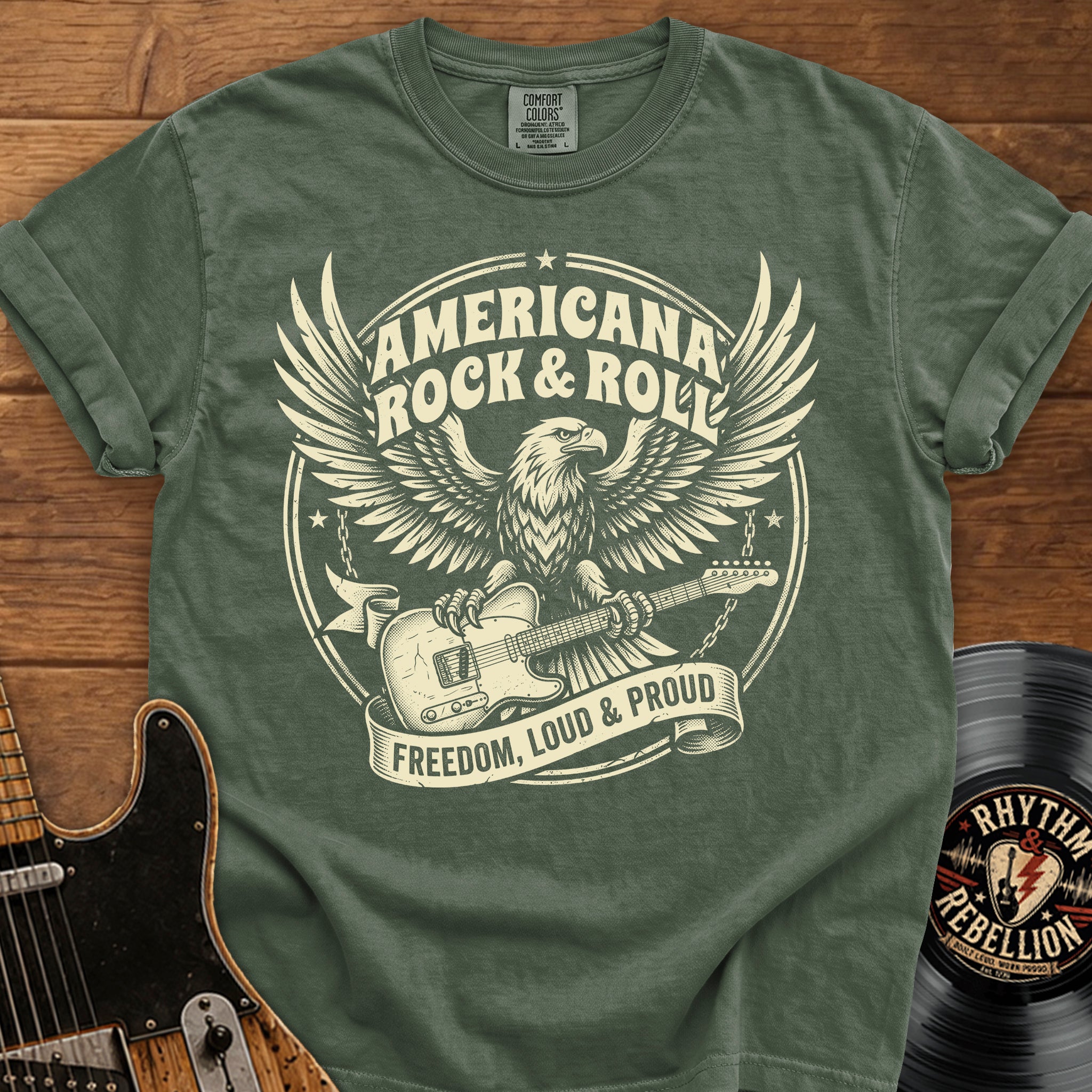 Rock & Roll Eagle T-Shirt
