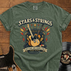 Stars & Strings Guitar T-Shirt — Rhythm and Rebellion Vintage Music Tee