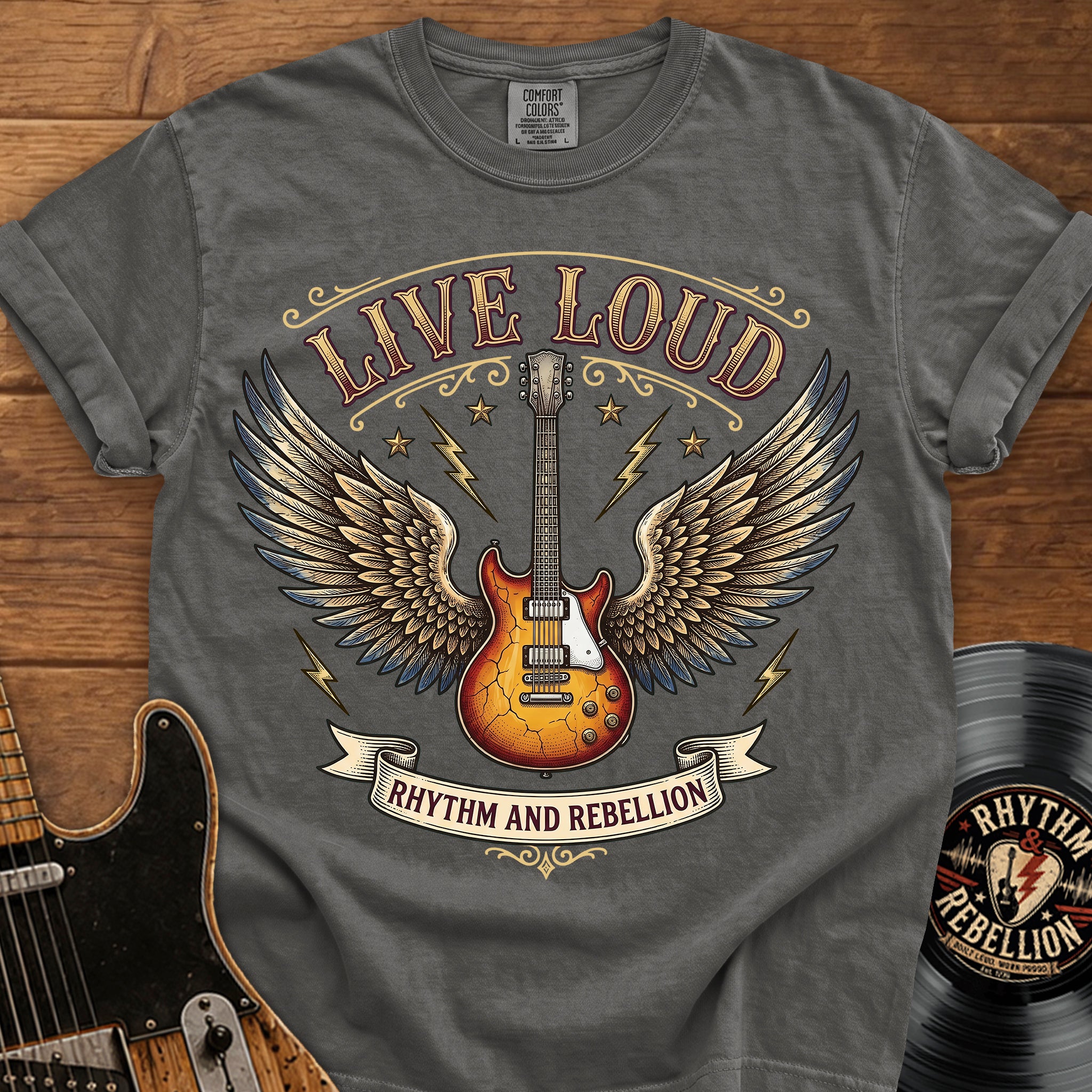 Guitar with Wings T-Shirt