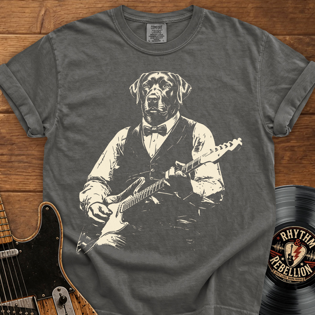 Labrador Guitar  T-Shirt
