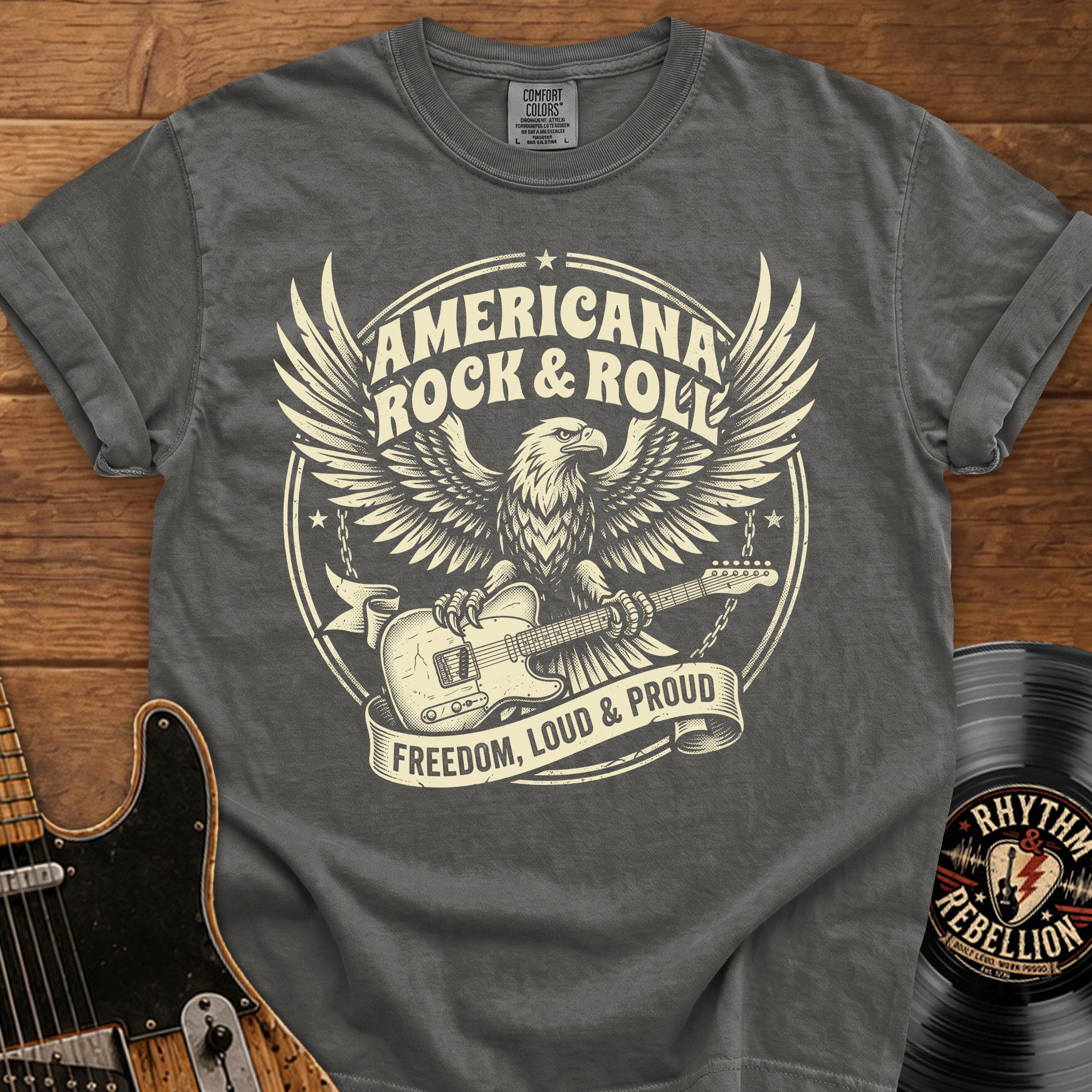 Rock & Roll Eagle T-Shirt