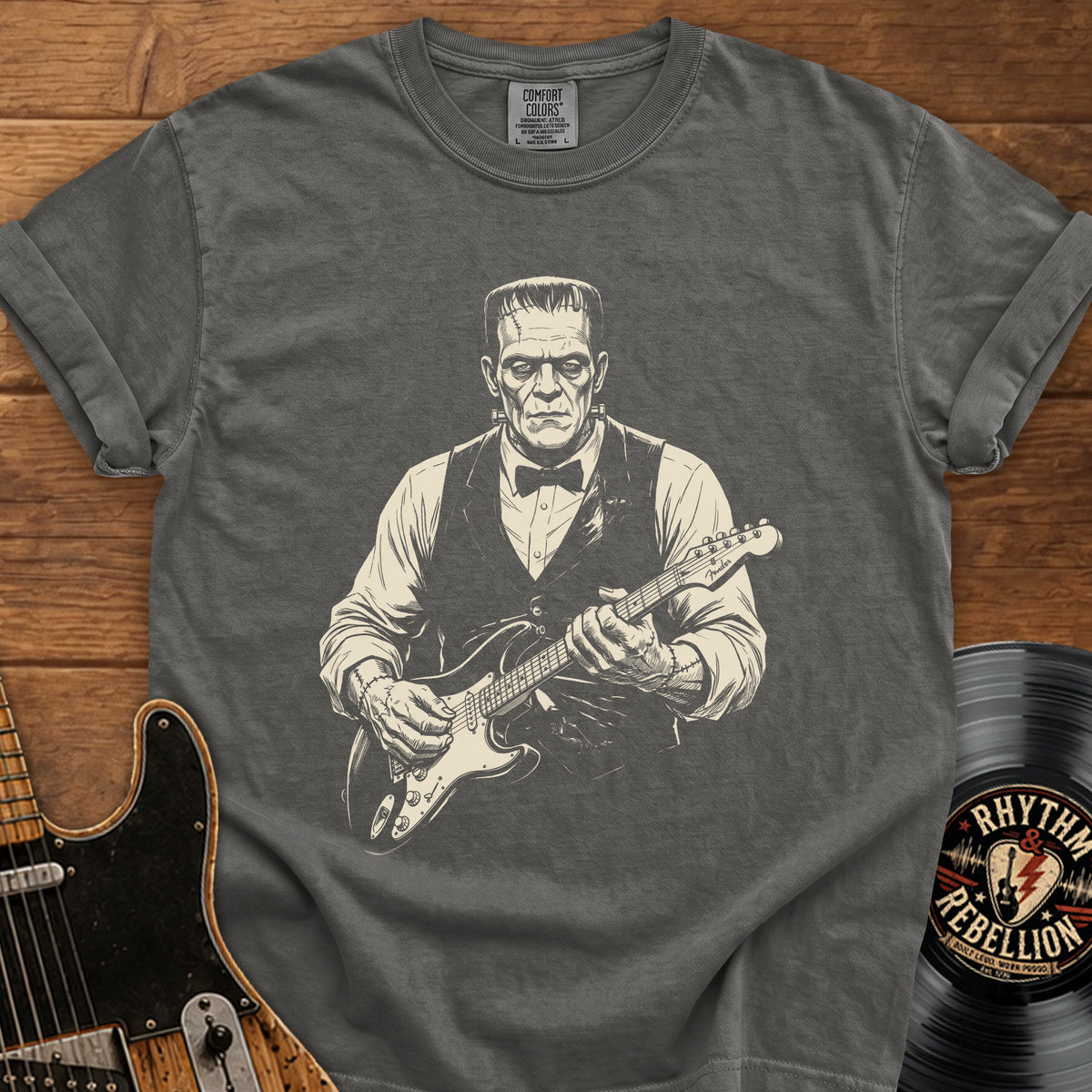 Frankenstein Guitar T-Shirt