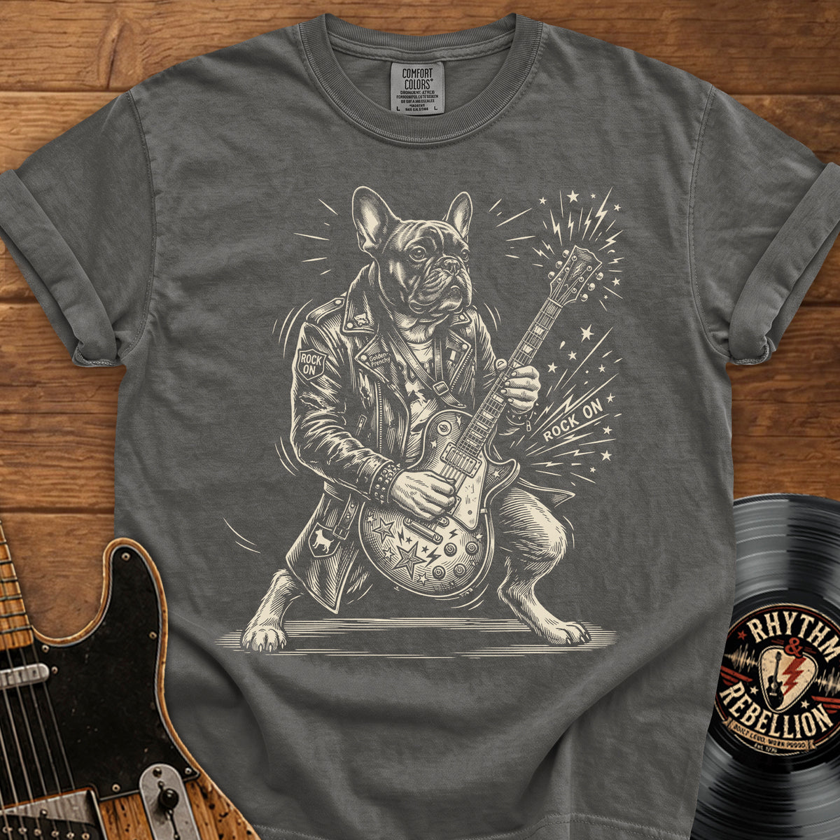 Frenchie Rocker T-Shirt