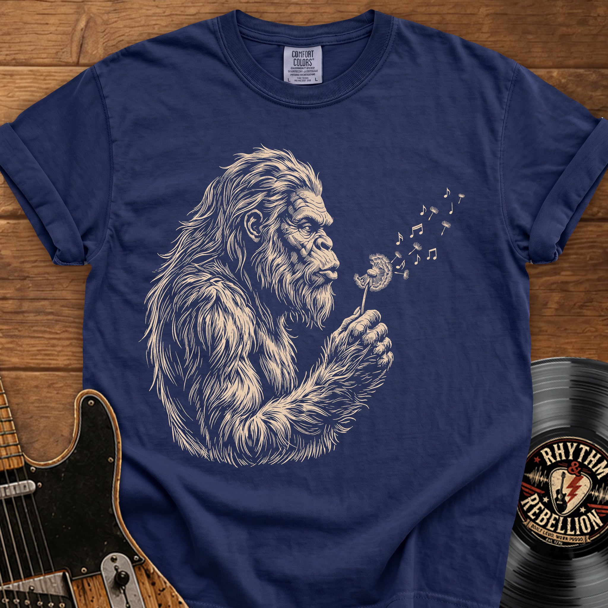 Sasquatch Dandelion T-Shirt — Gentle Sasquatch Graphic Tee
