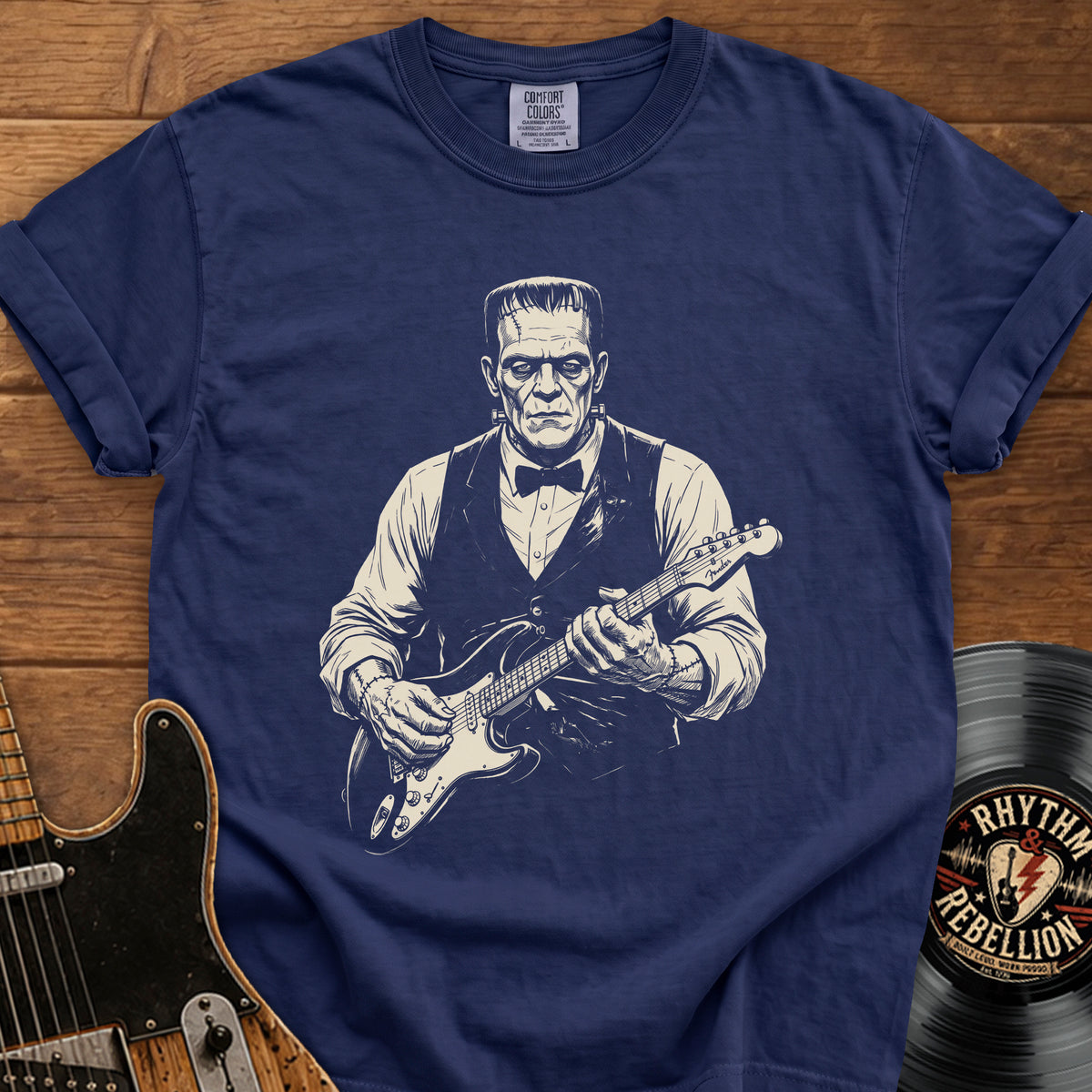 Frankenstein Guitar T-Shirt