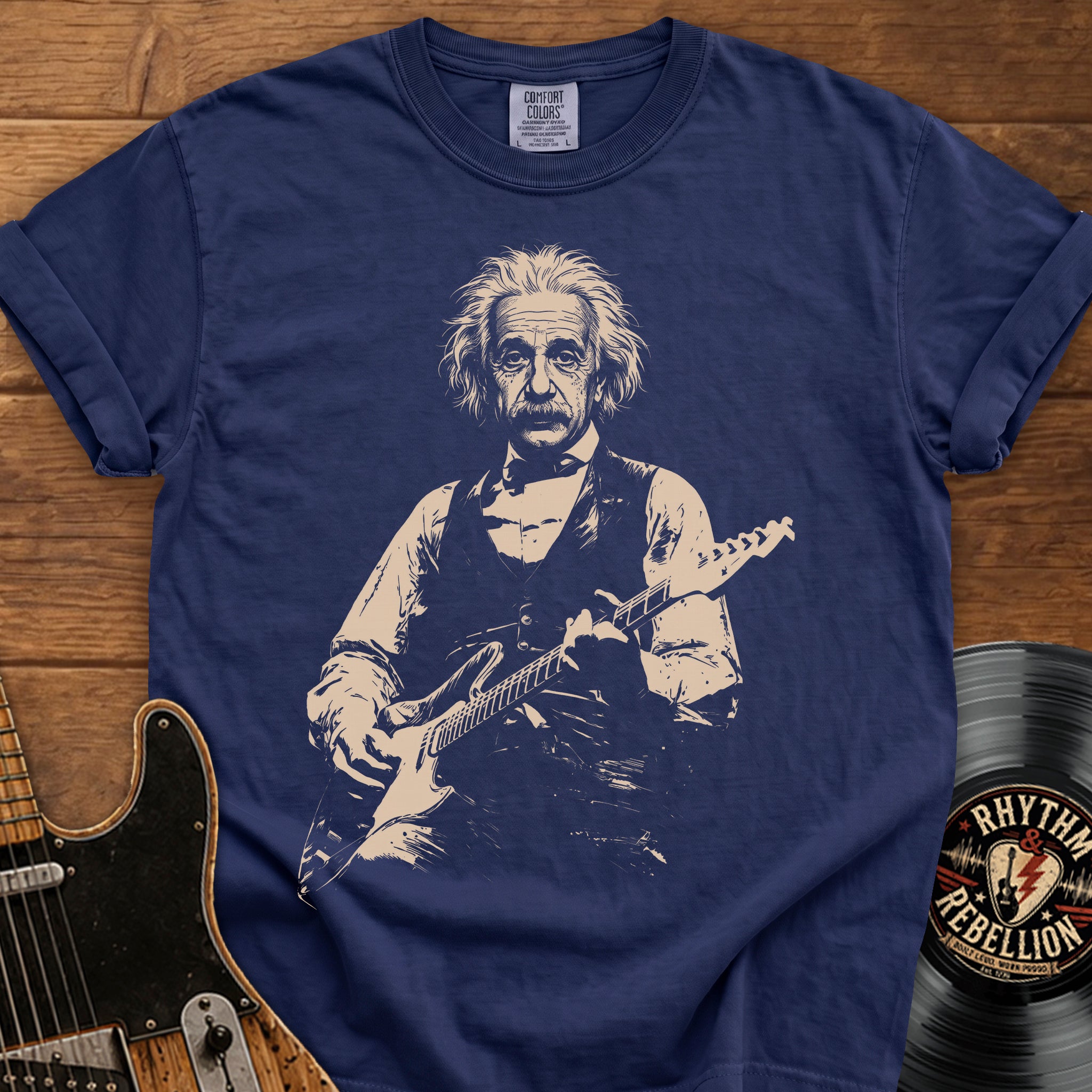 Einstein Guitar T-Shirt