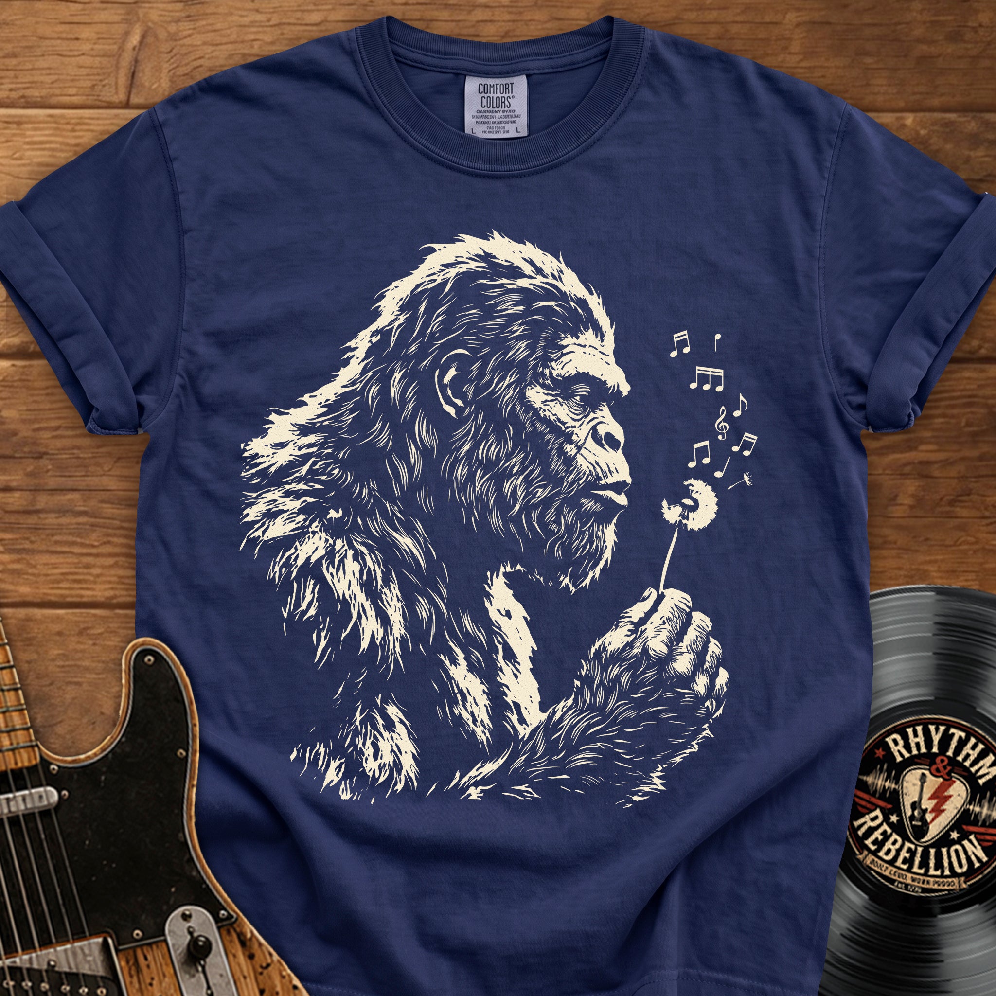Bigfoot Dandelion T-Shirt — Gentle Sasquatch Graphic Tee